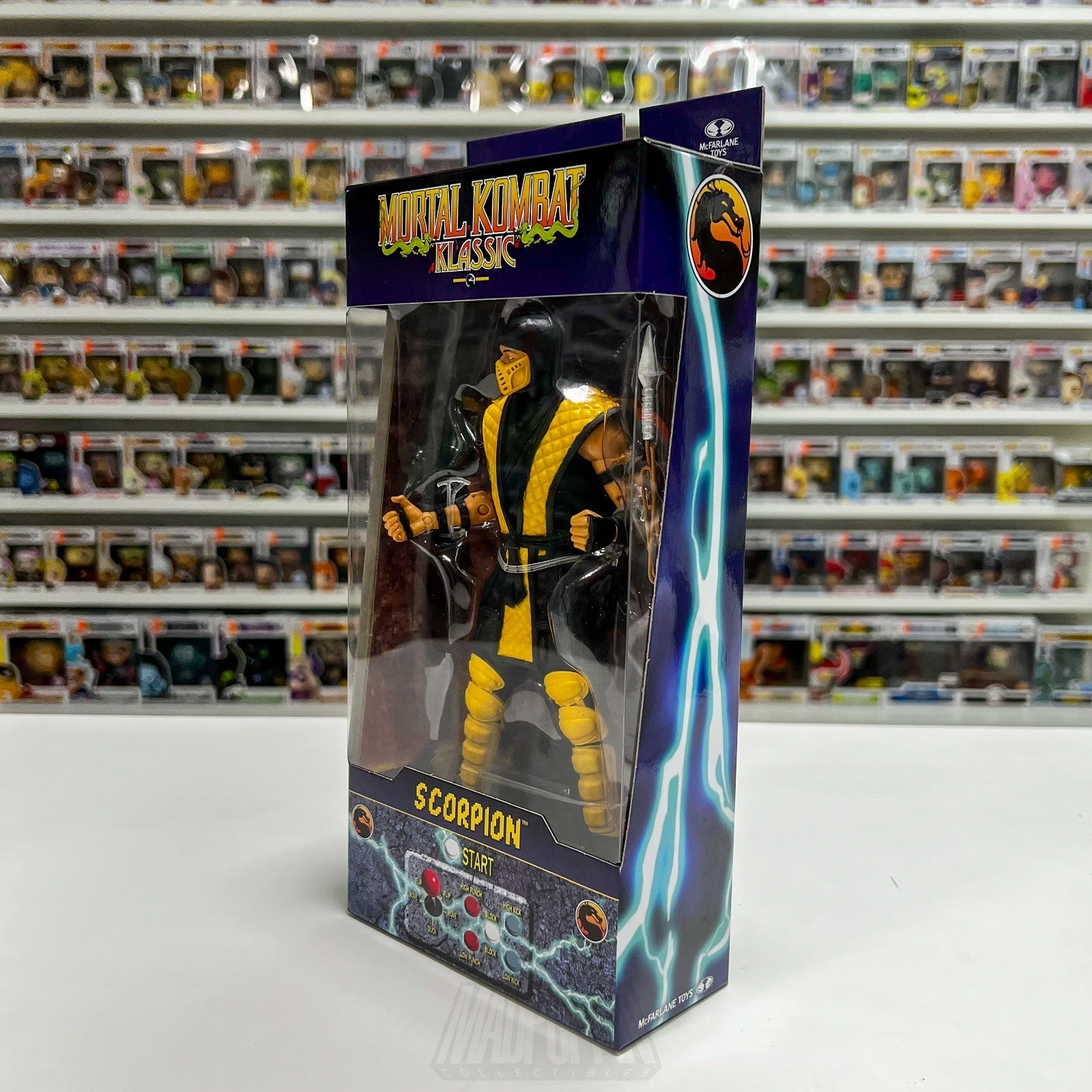 McFarlane Toys Mortal Kombat Klassic Scorpion  7 Inch Action Figure Video Game