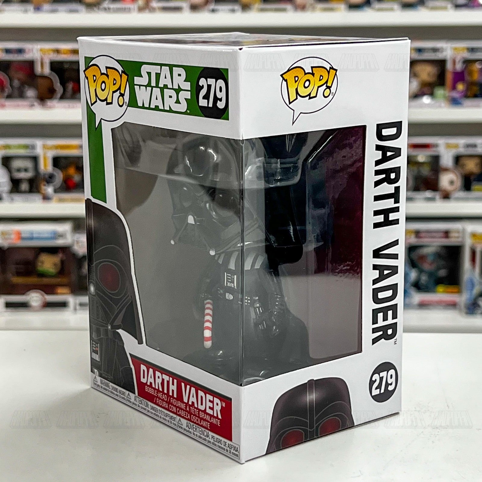 Funko Pop Star Wars Darth Vader 279 Christmas Holiday Candy Cane Sith Disney Toy
