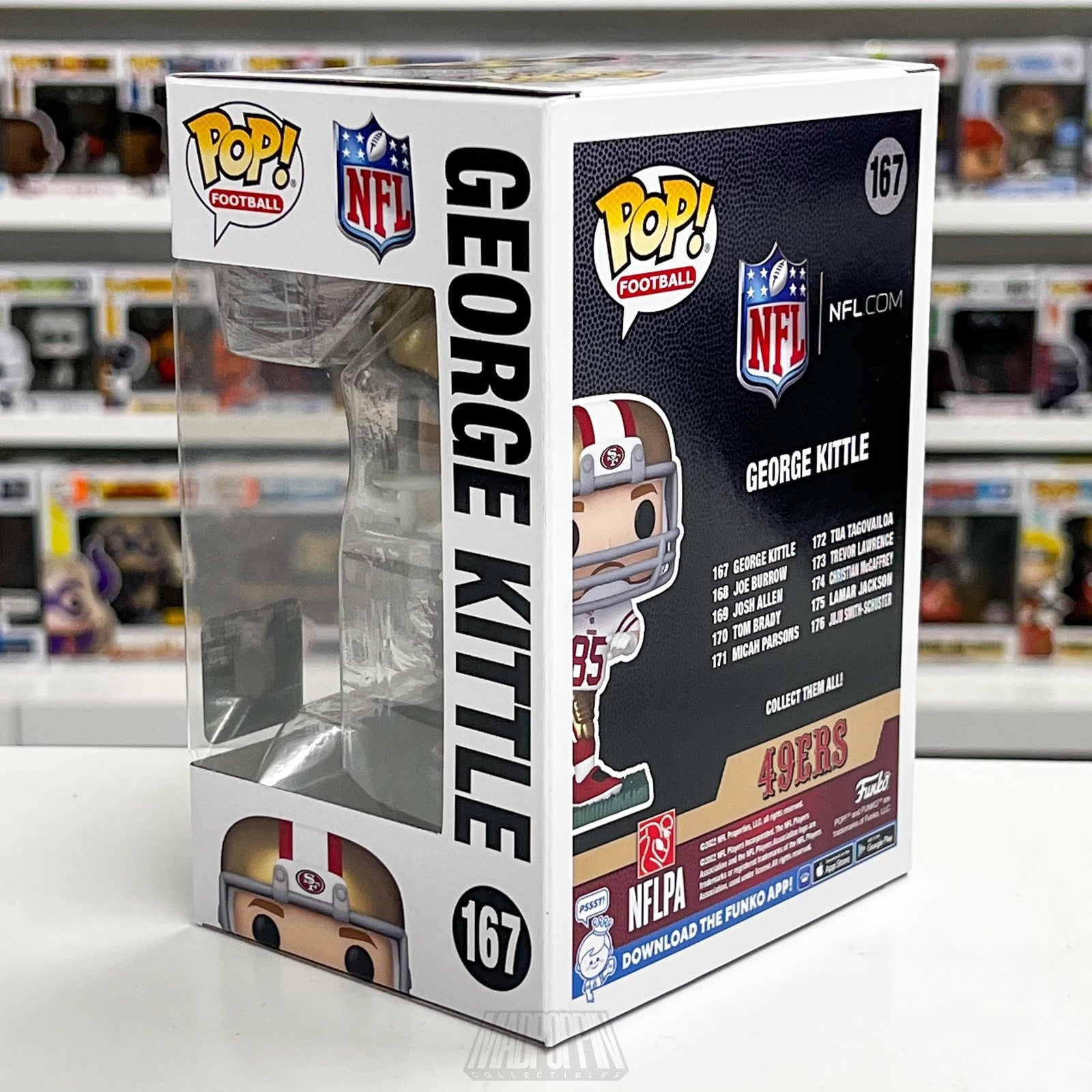 Funko Pop San Francisco 49ers George Kittle NFL Football 167 Collectible Figure