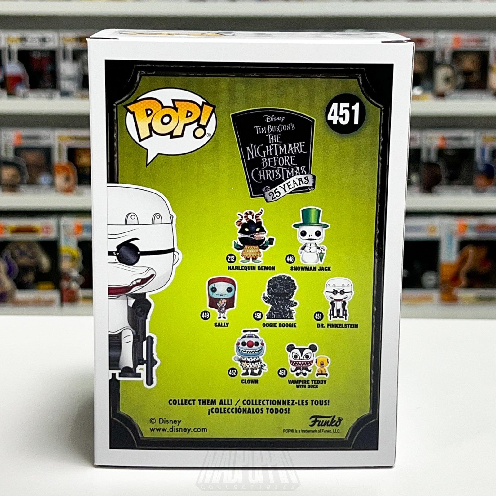 Funko Pop Disney Nightmare Before Christmas Dr Finkelstein 451 Toy Vinyl Figure3