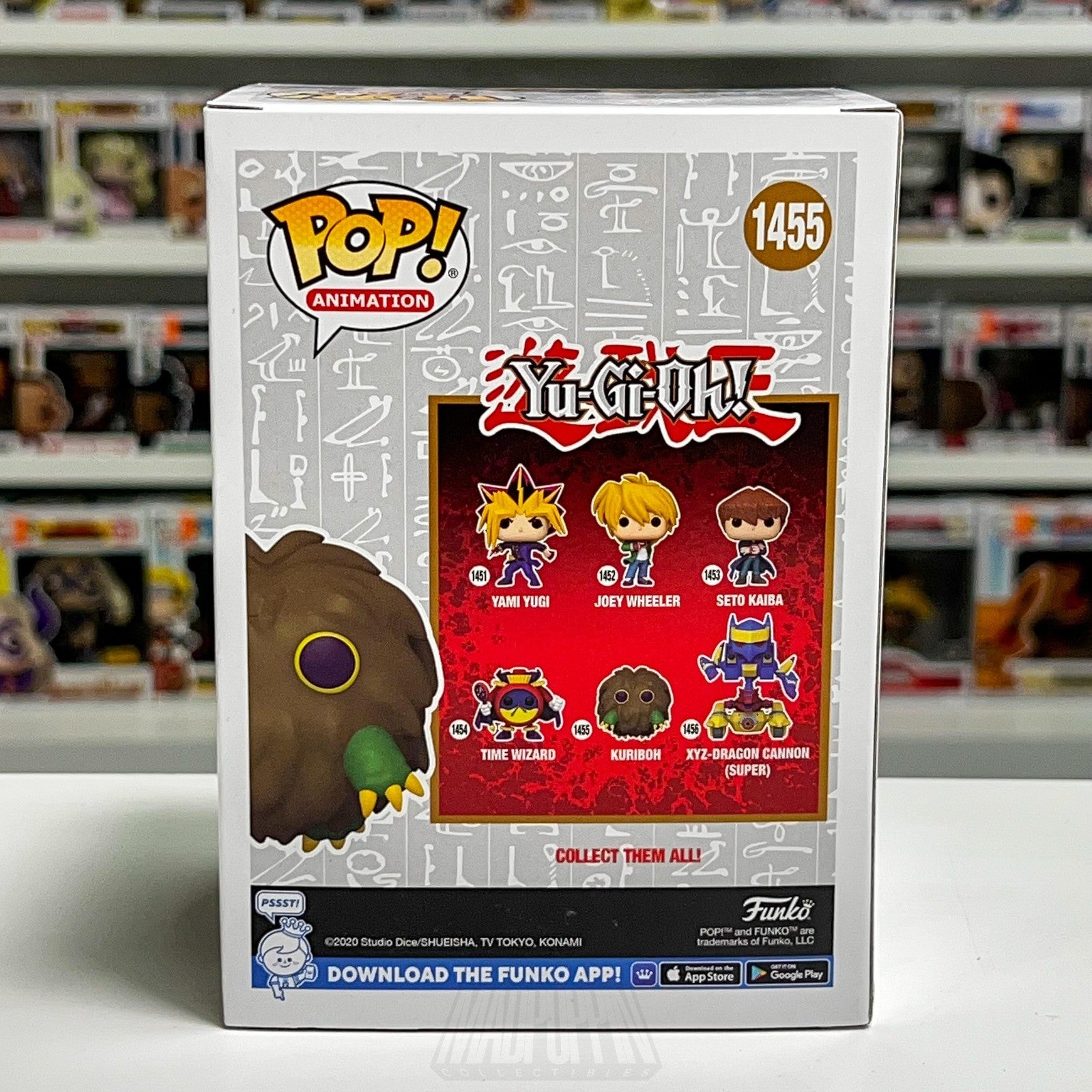 Funko Pop Animation Yu-Gi-Oh Kuriboh 1455 AAA Anime Flocked Glow Vinyl Anime NIB