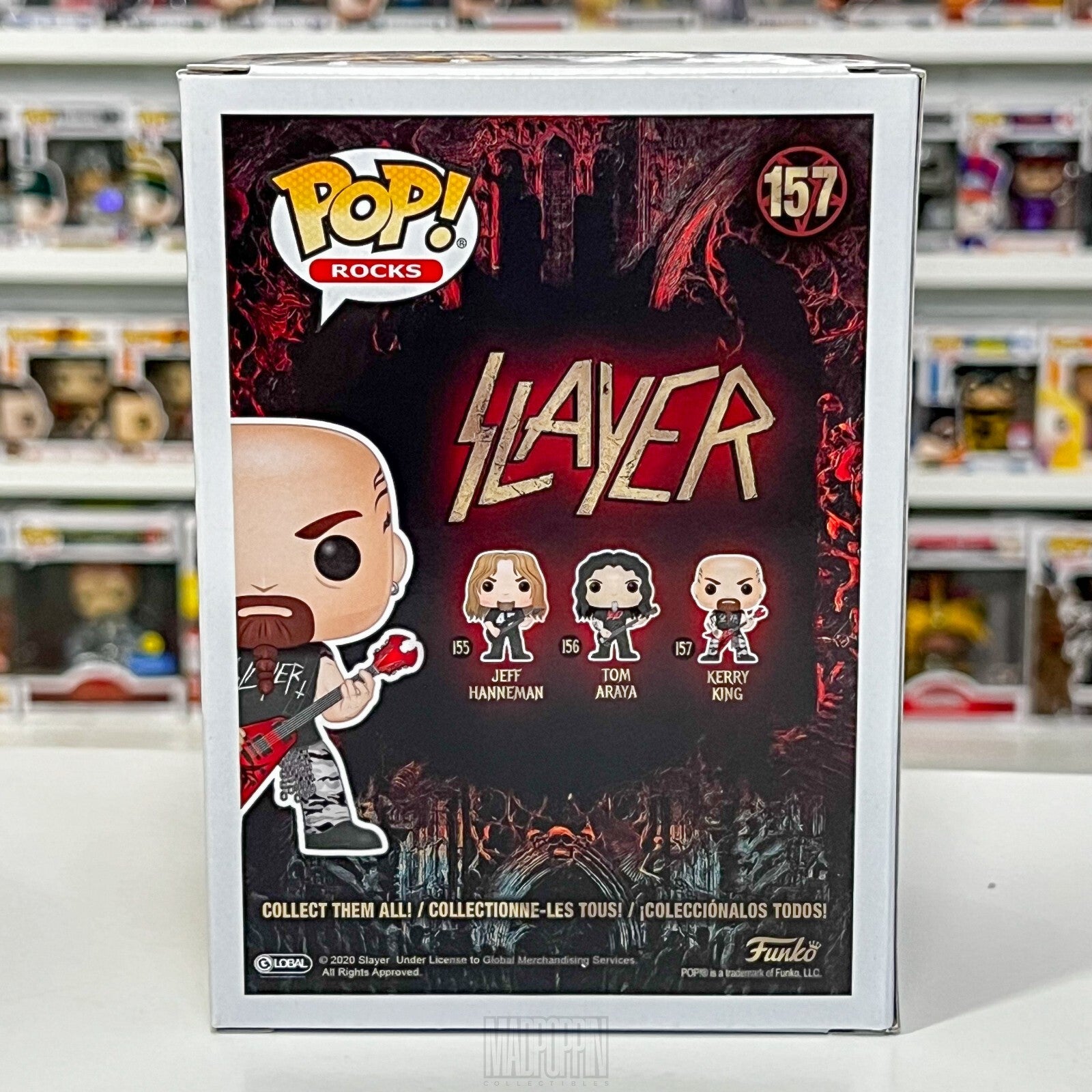 Funko Pop Rocks Slayer Kerry King Guitarist Thrash Heavy Metal Vaulted 157