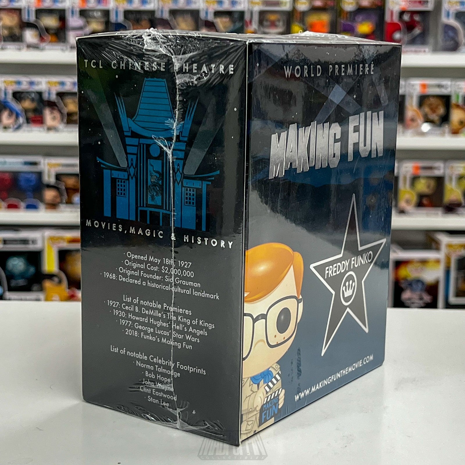 Funko Making Fun Movie Premiere Freddy Funko Sealed Exclusive Box Hollywood CA