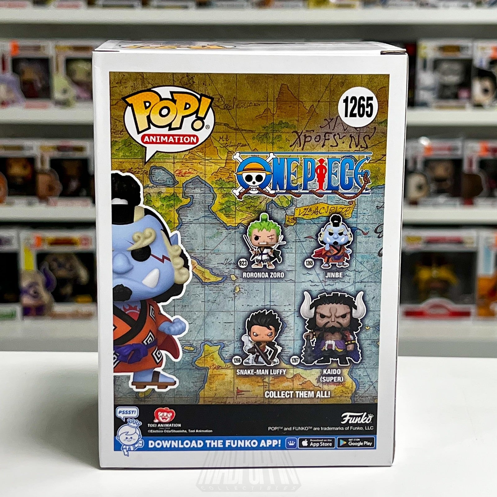 Funko Pop! Animation One Piece Jinbe 1265 CHASE Limited Edition Vinyl Anime Fig