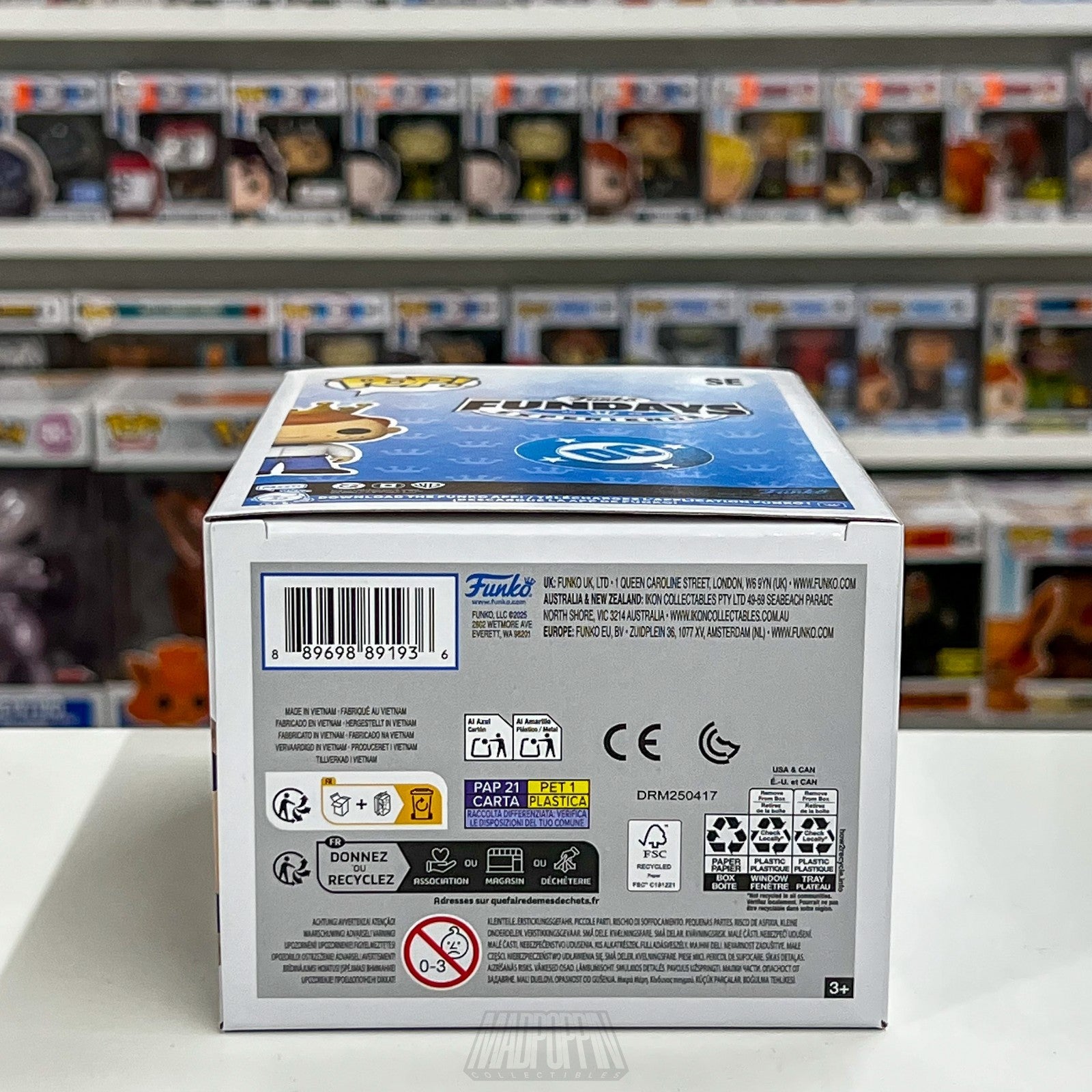 Funko Pop Fundays Freddy as Red Lantern Translucent DC Show Edition 1000 PCS