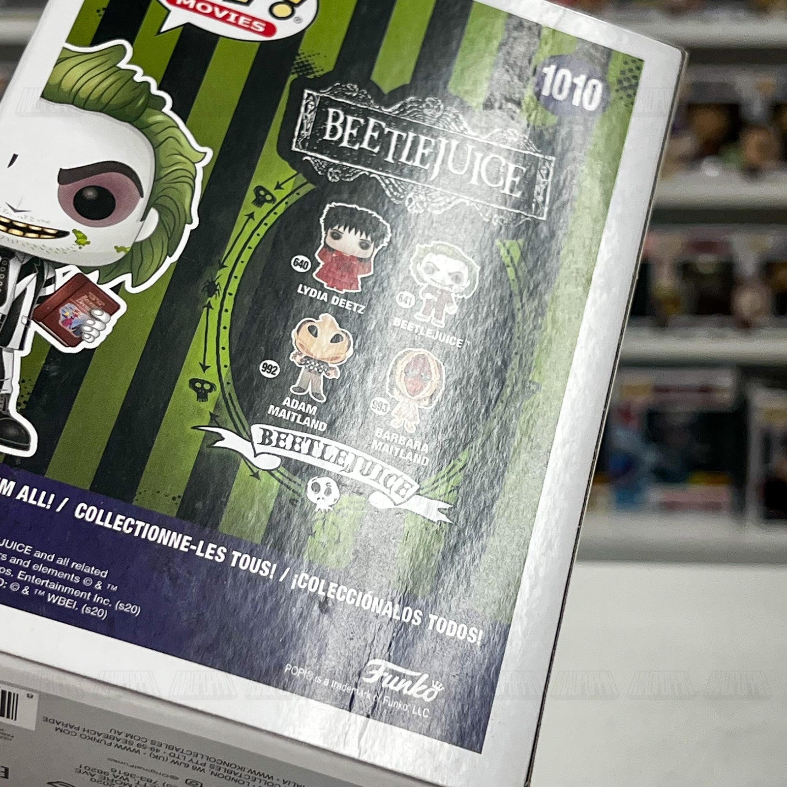 Funko Pop Beetlejuice 1010 Glow in the Dark Fall Convention Exclusive Vinyl