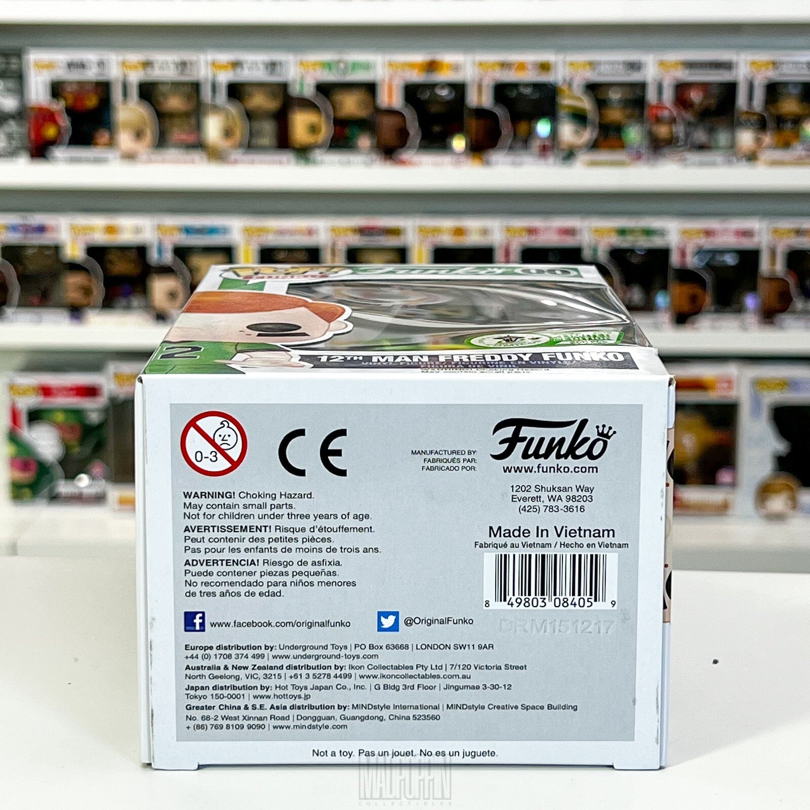 Funko Pop 12th Man Freddy Funko Football Player #12 Jersey ECCC 250 Pcs 00