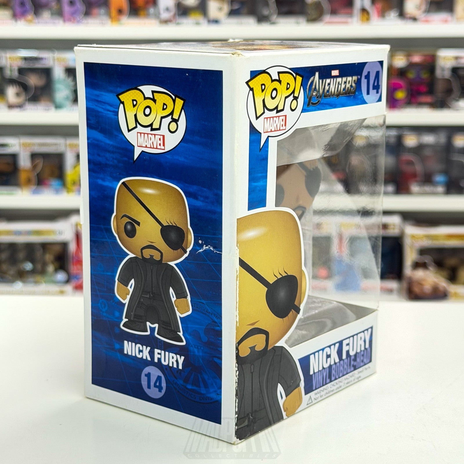 Funko Pop Marvel Avengers Nick Fury 2012 Vaulted 14 SHIELD Agent Vinyl Figure5
