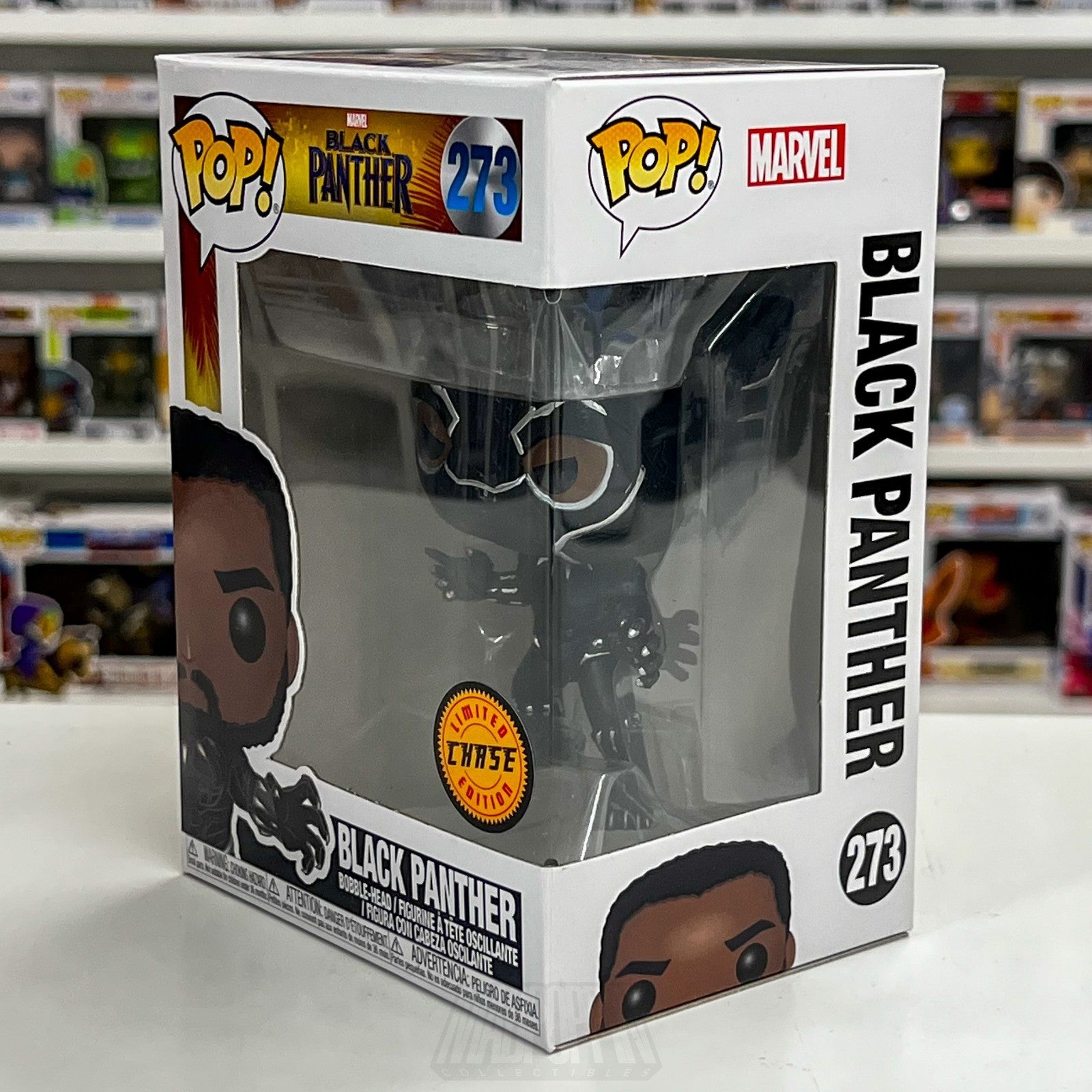 Funko Pop Marvel Black Panther Masked Chase 273  T'Challa MCU Toy Vinyl Figure1