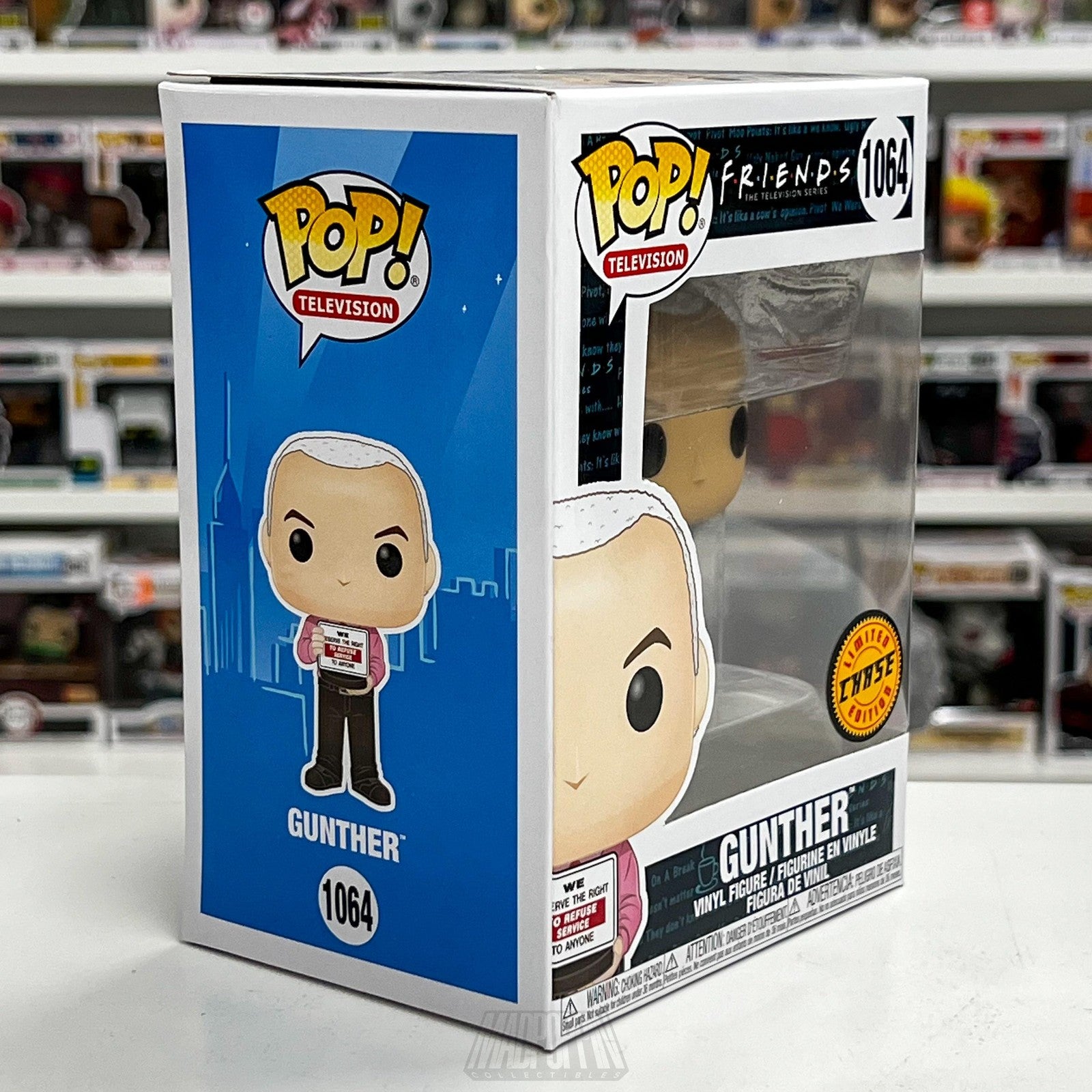 Funko Pop Television Friends Gunther Chase Limited Edition 1064 Vinyl Figure New
