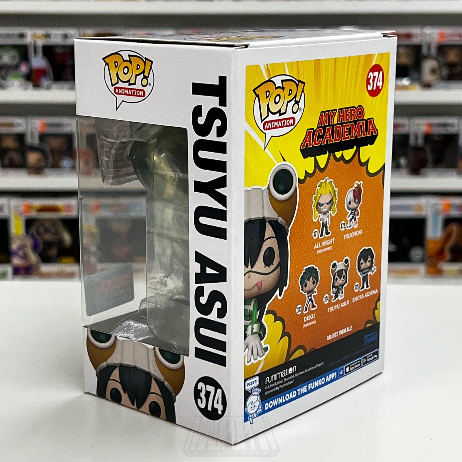 Funko Pop! My Hero Academia Tsuyu Asui #374 Fall Convention Limited Anime Figure