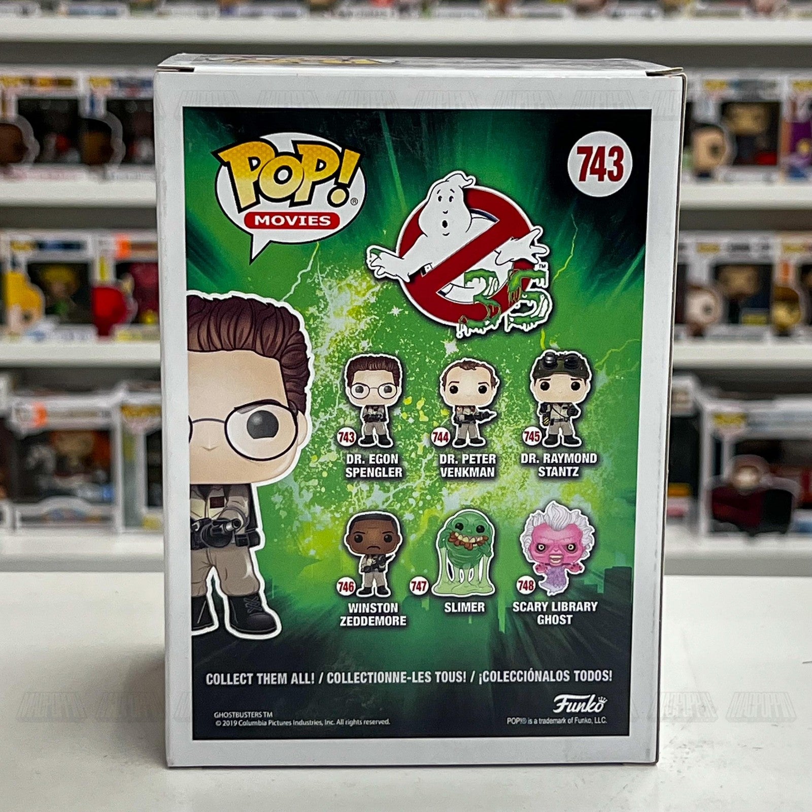 Funko Pop Movies Ghostbusters Dr. Egon Spengler #743 Vinyl Figure New in Box