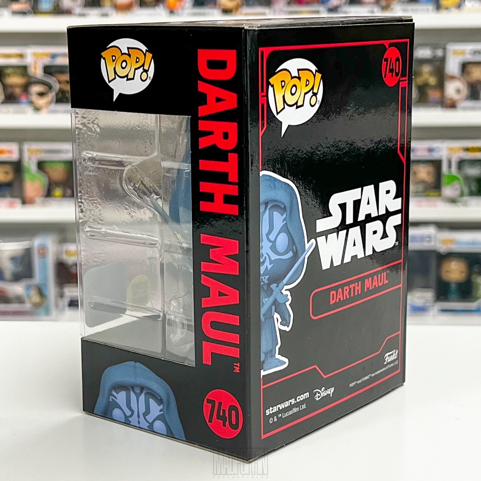 Funko Pop Star Wars Darth Maul Specialty Series Glow in the Dark Hologram 740