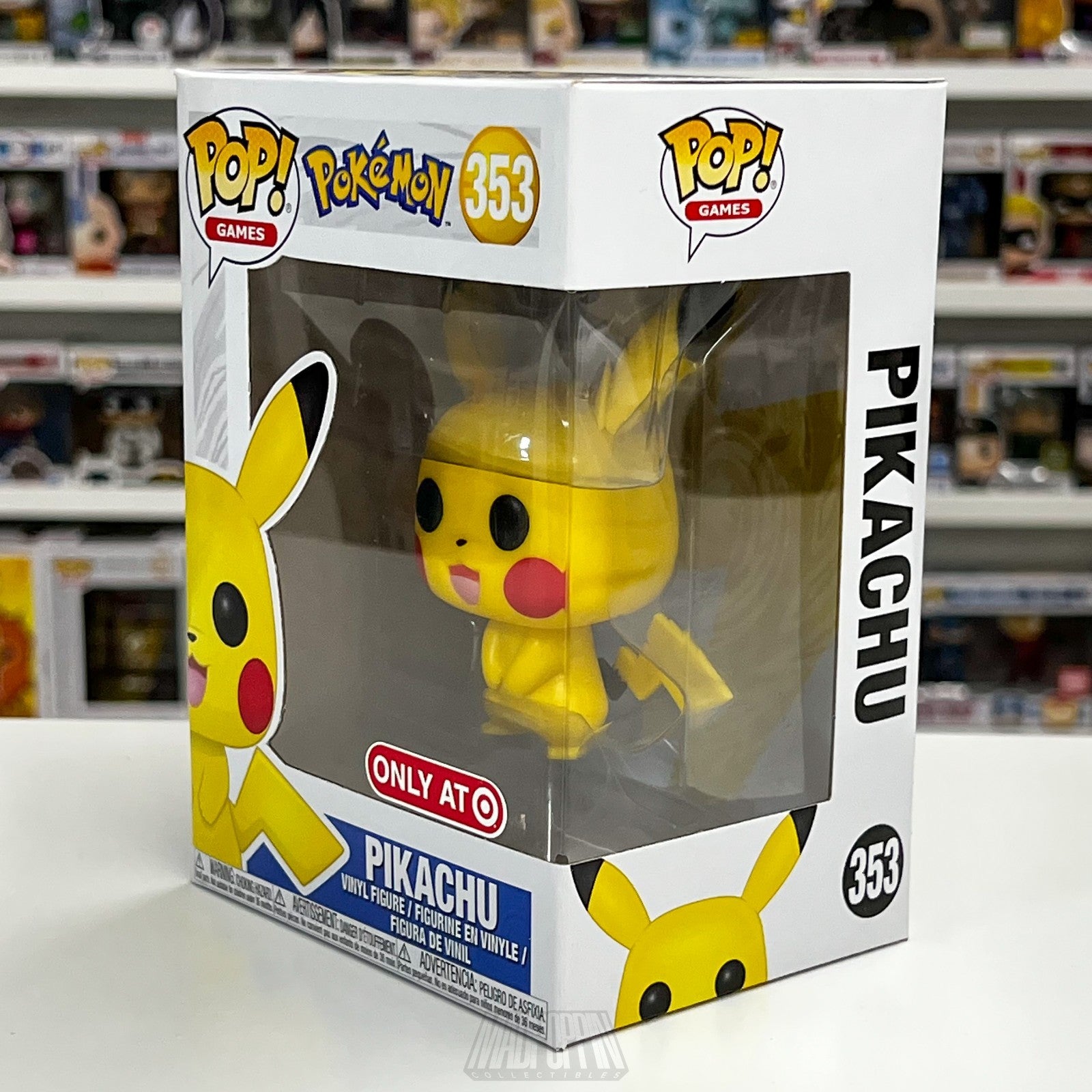 Funko Pop Video Games Pokemon Pikachu Target Exclusive 353 GO Japan TCG