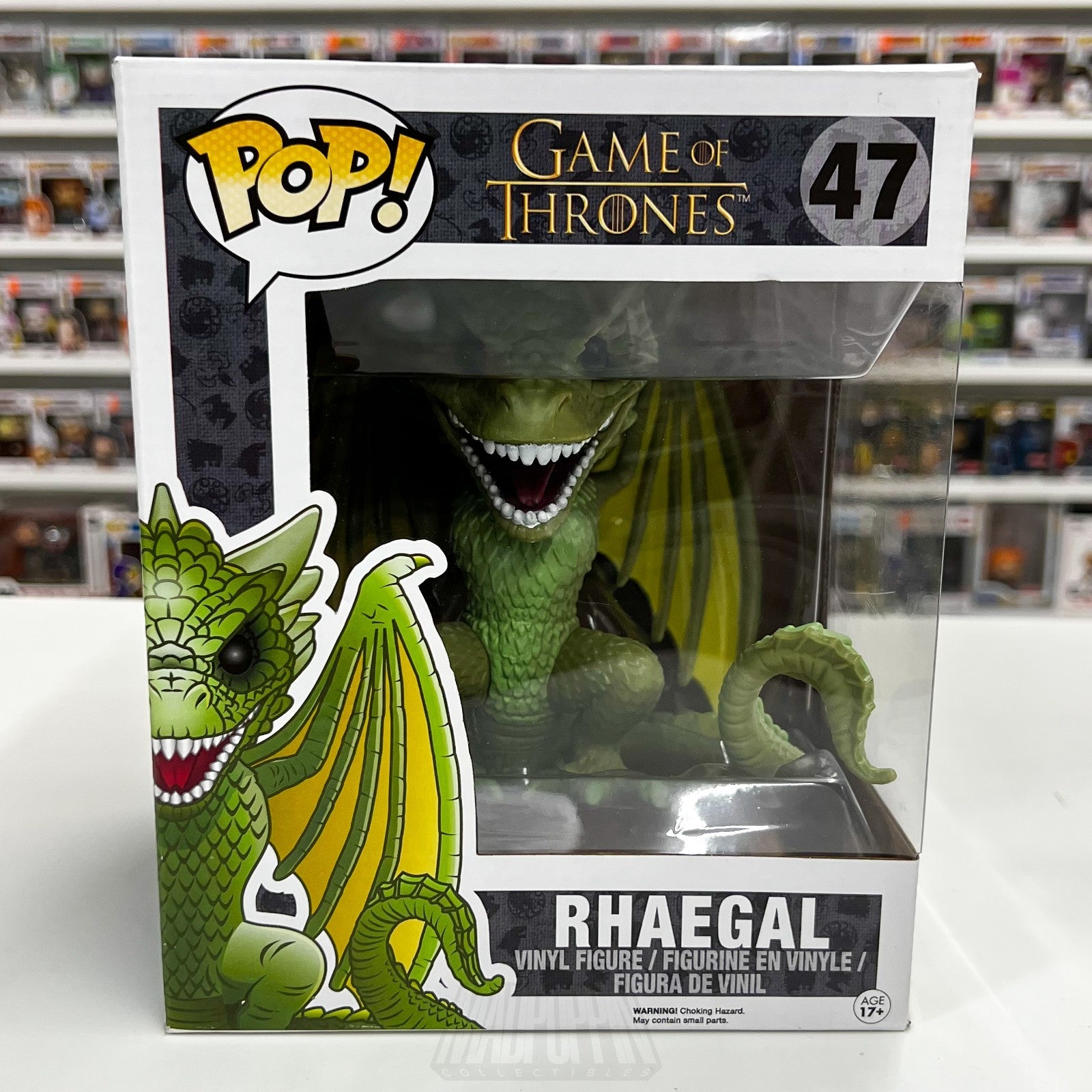 Funko Pop Television Game of Thrones Rhaegal HBO Dragon 6 Inch TV Vinyl Figure0