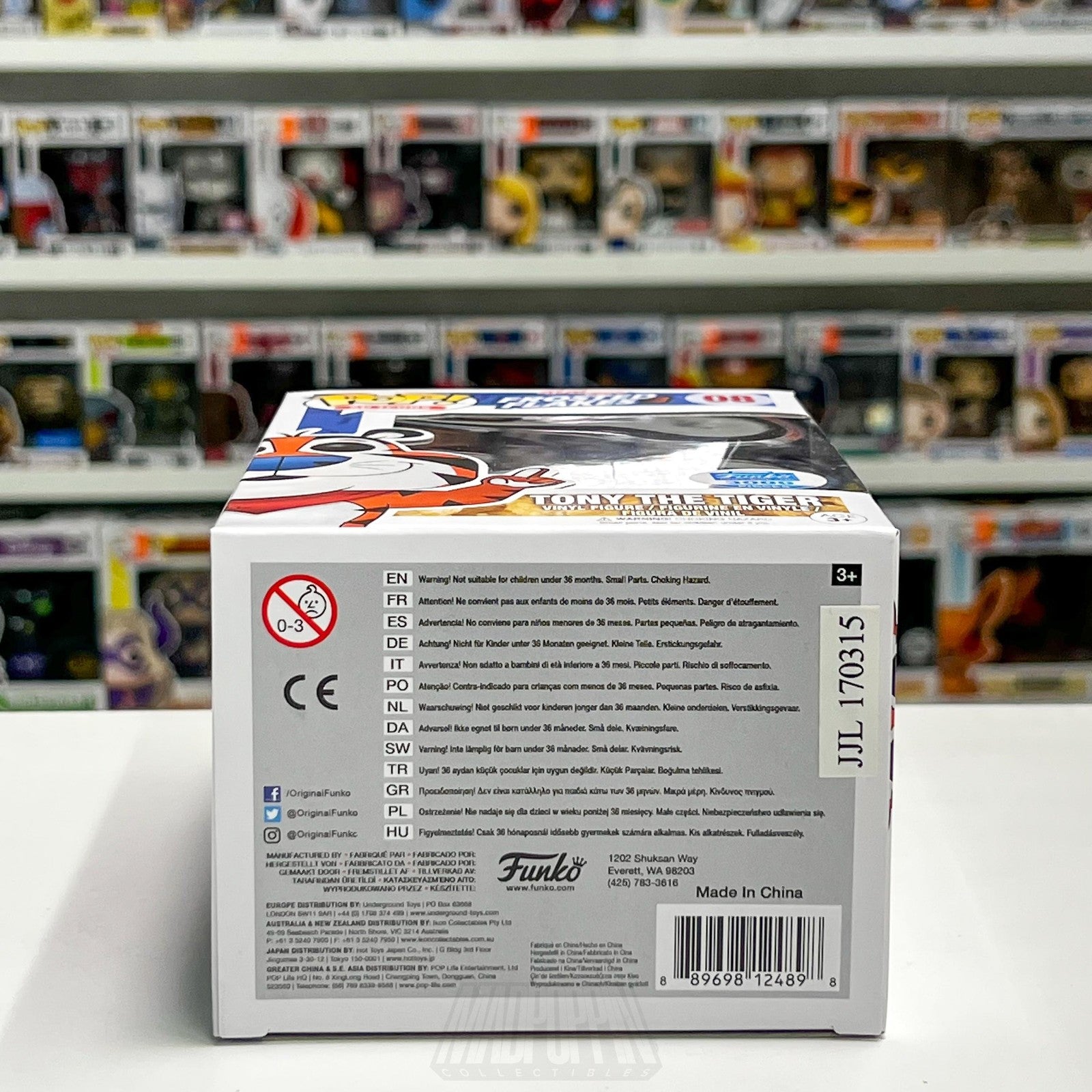 Funko Pop Ad Icons Tony the Tiger 08 Kellogg's Frosted Flakes Figure 3000 Pieces