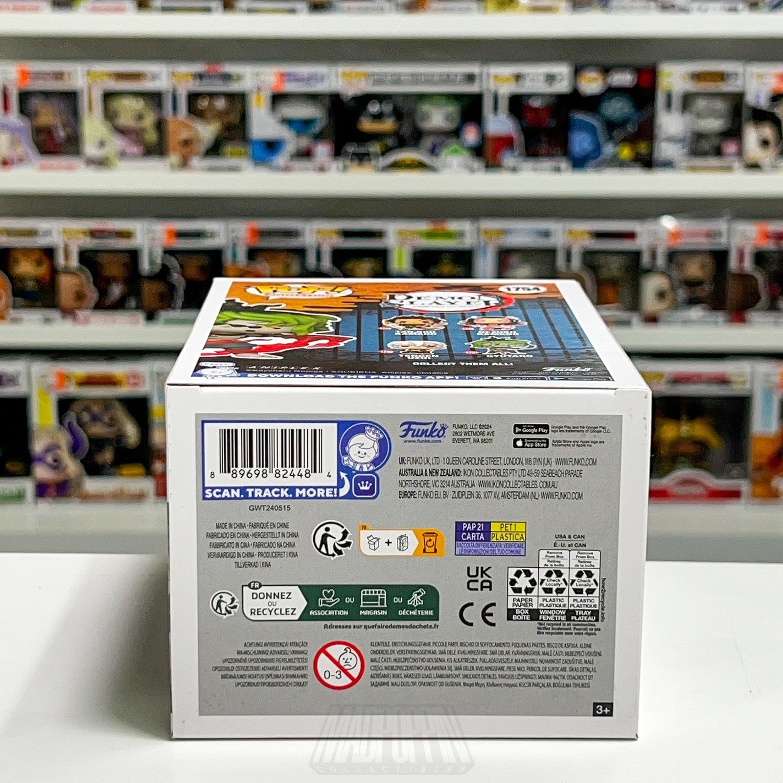 Funko Pop Animation Demon Slayer Kimetsu no Yaiba Gyutaro 1754 Funko Anime Vinyl