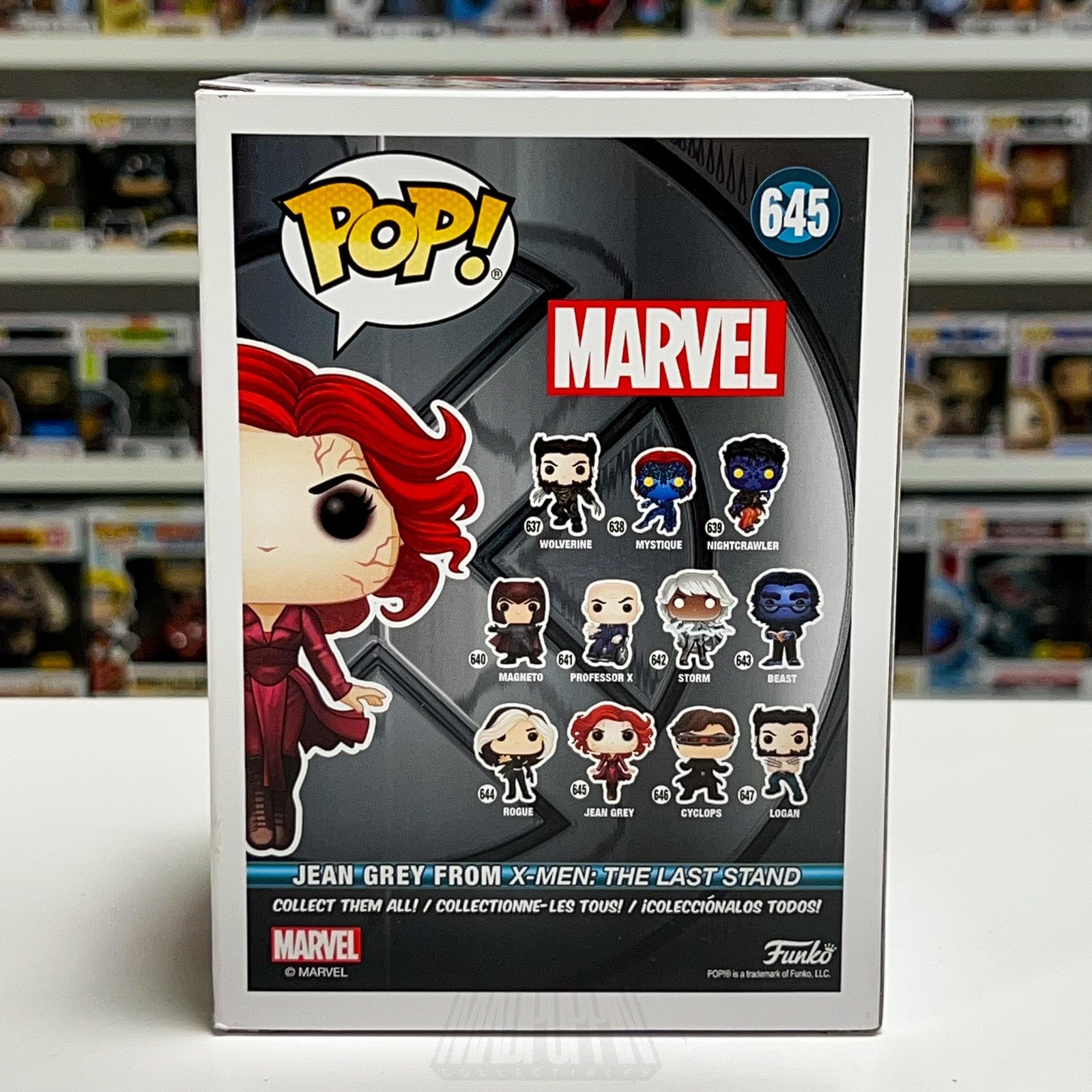 Funko Pop Marvel Jean Grey 645 X-Men Last Stand Mutant Glow Target BobbleHead