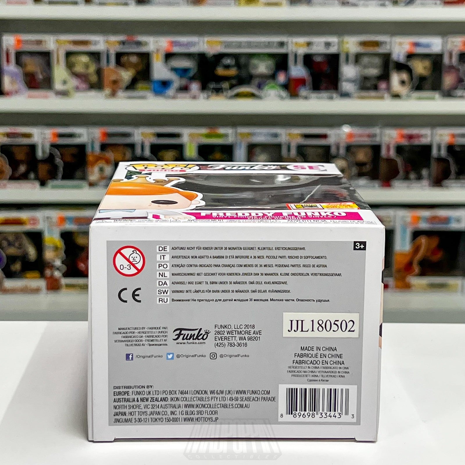 Funko Pop Freddy as Baywatch Mitch Buchannon SE Fundays 2018 Convention 450pcs