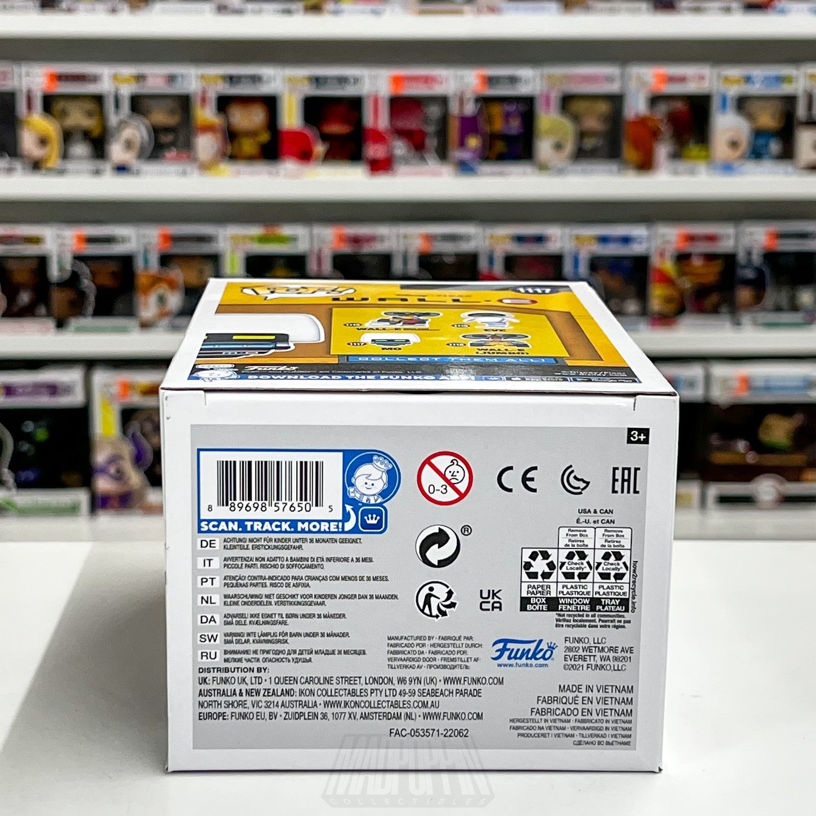 Funko Pop Disney Pixar Wall-E MO 1117 Vinyl Figure Microbe Obliterator Robot Toy7