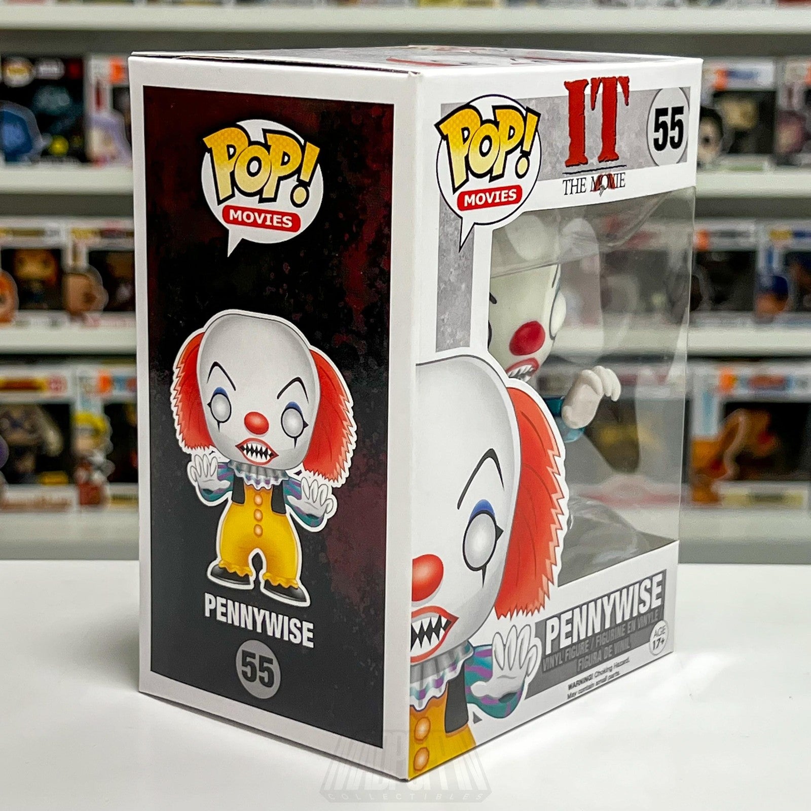 Funko Pop IT The Movie Pennywise 55 Vinyl Figure Tim Curry OG Alien Clown Horror