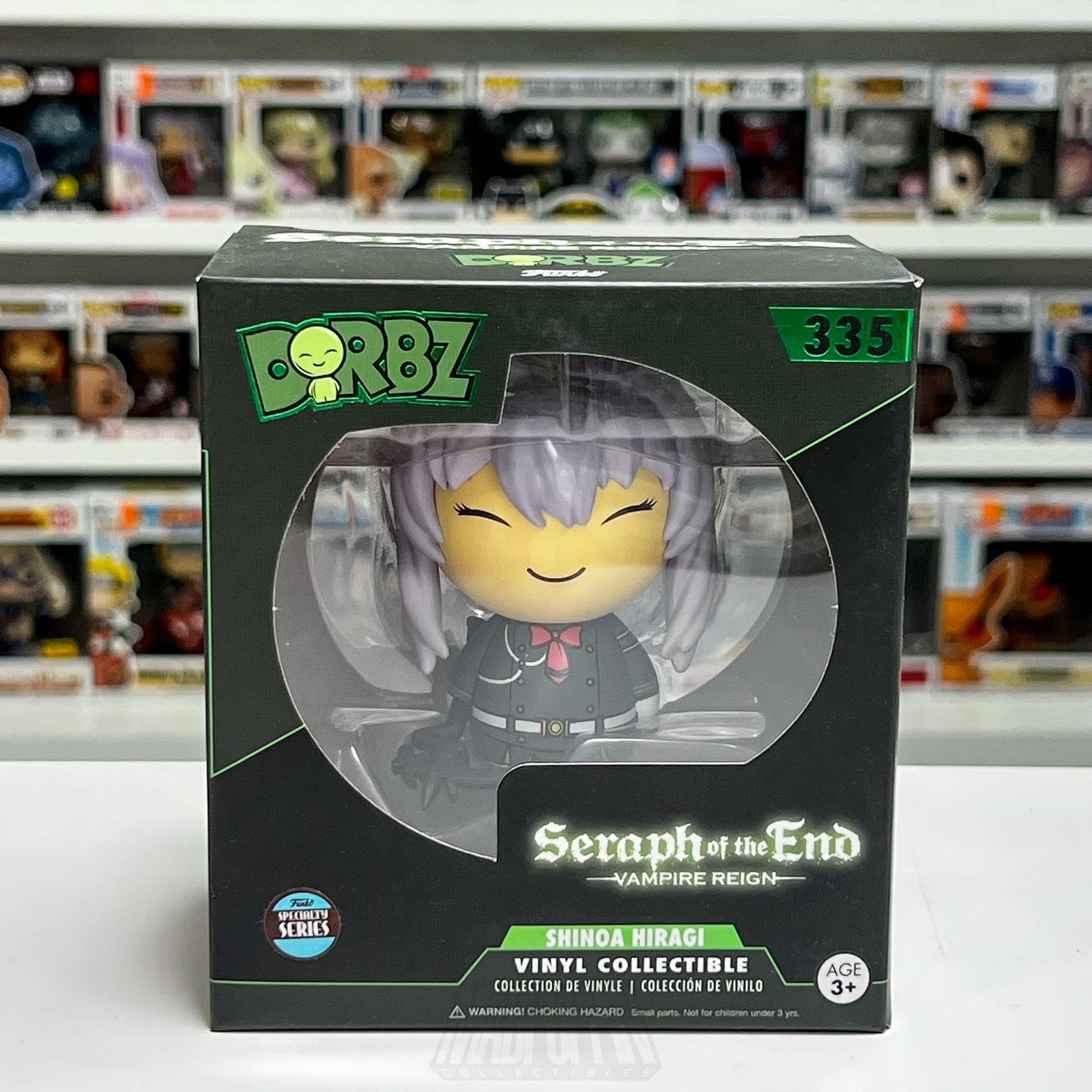 Funko Dorbz Animation Seraph of the End Shinoa Hiragi 335 Specialty Series Anime