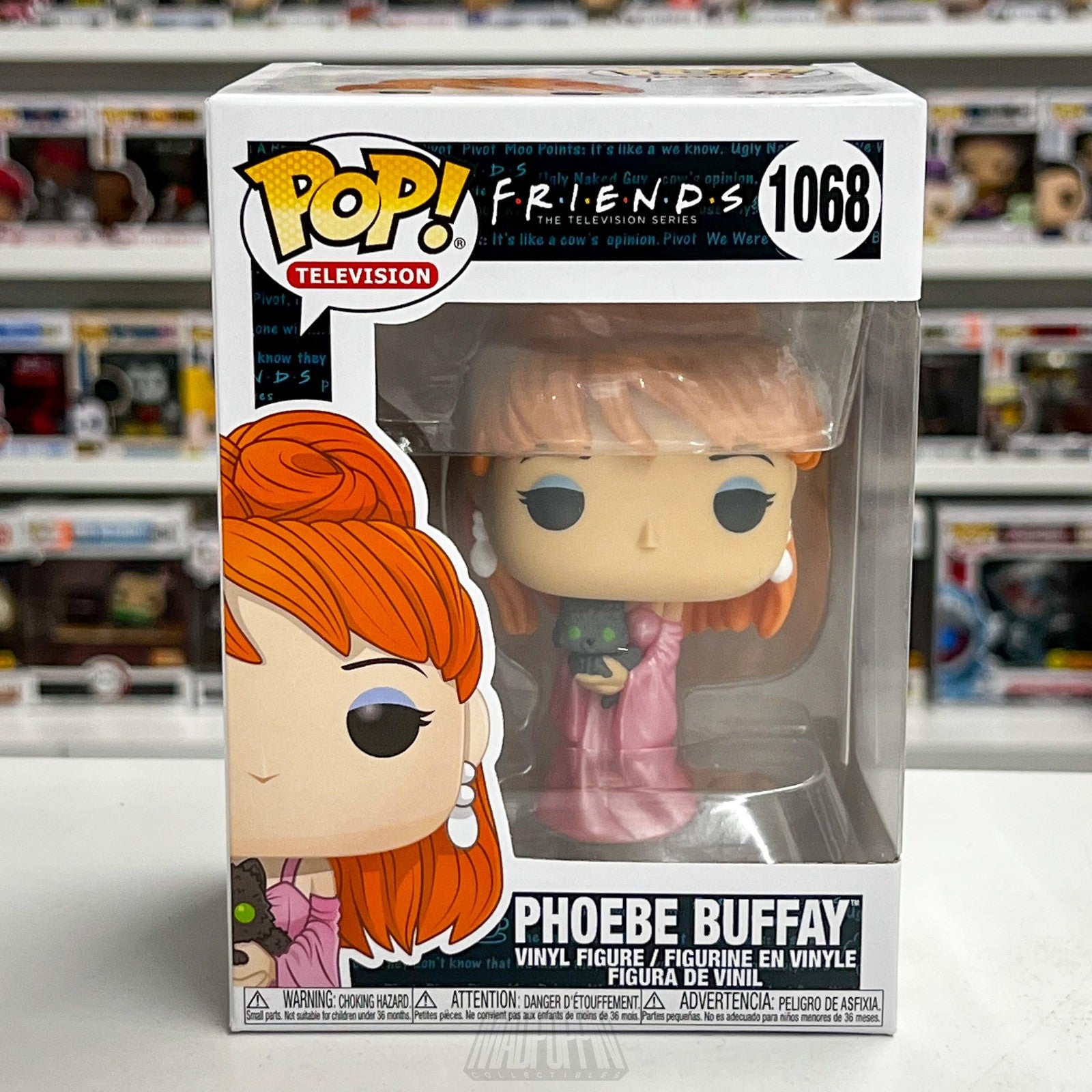 Funko Pop Phoebe Buffay Friends 1068 Vinyl Figure TV Show Collectible New Boxed