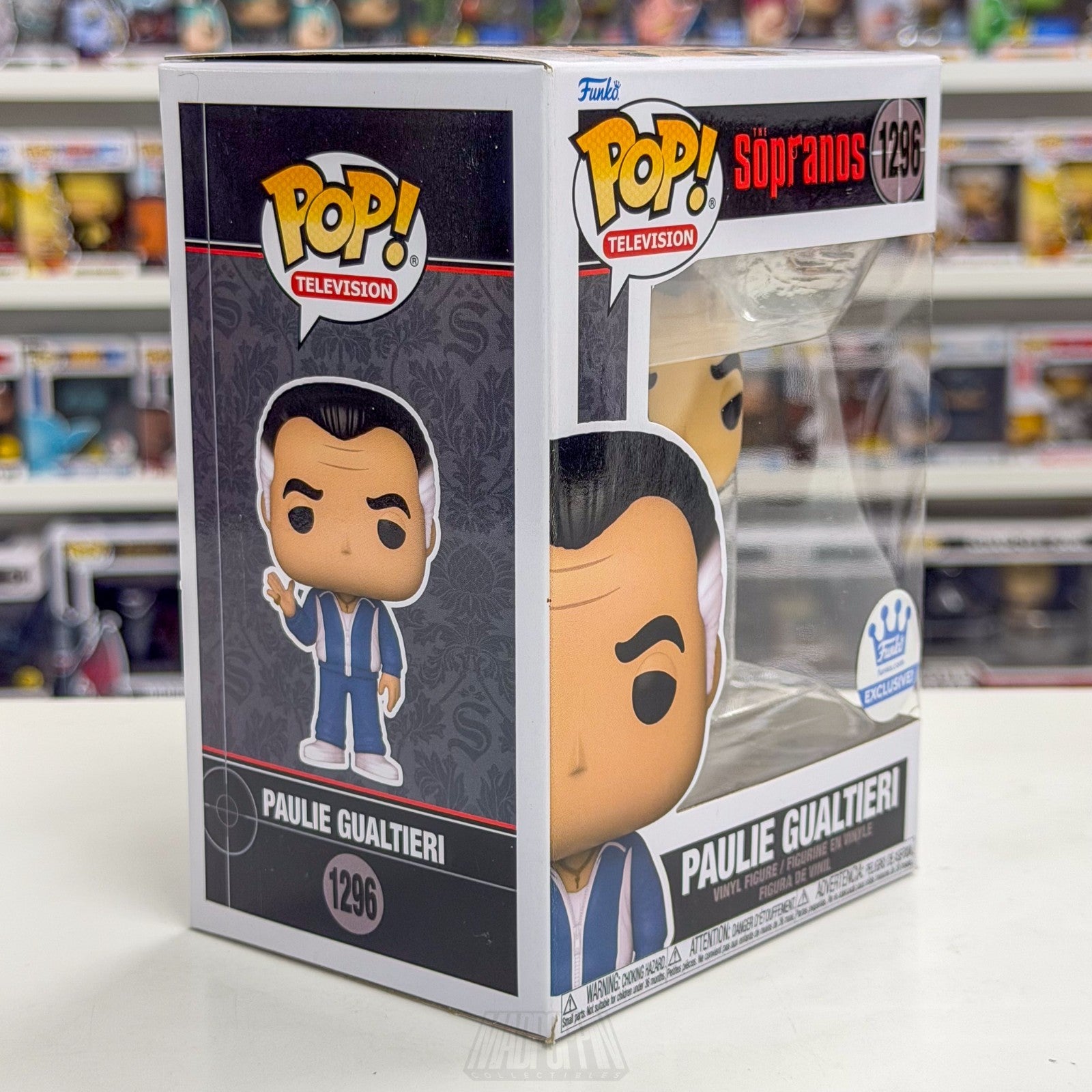 Funko Pop TV Sopranos Paulie Gualtieri Funko Shop 1296 Mafia Toy Vinyl Figure5