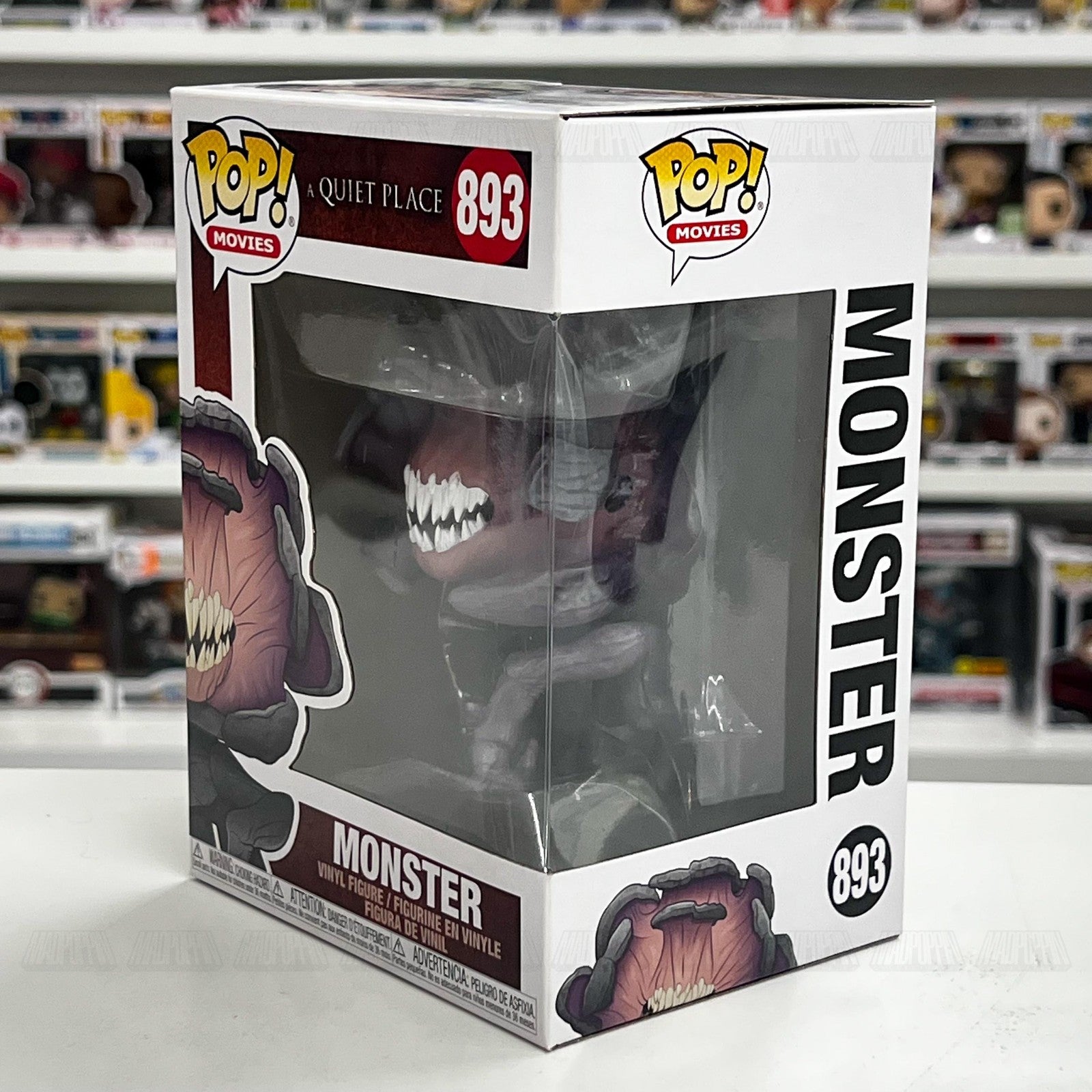 Funko Pop Movies Monster 893 A Quiet Place Vinyl Figure Horror Collectible New