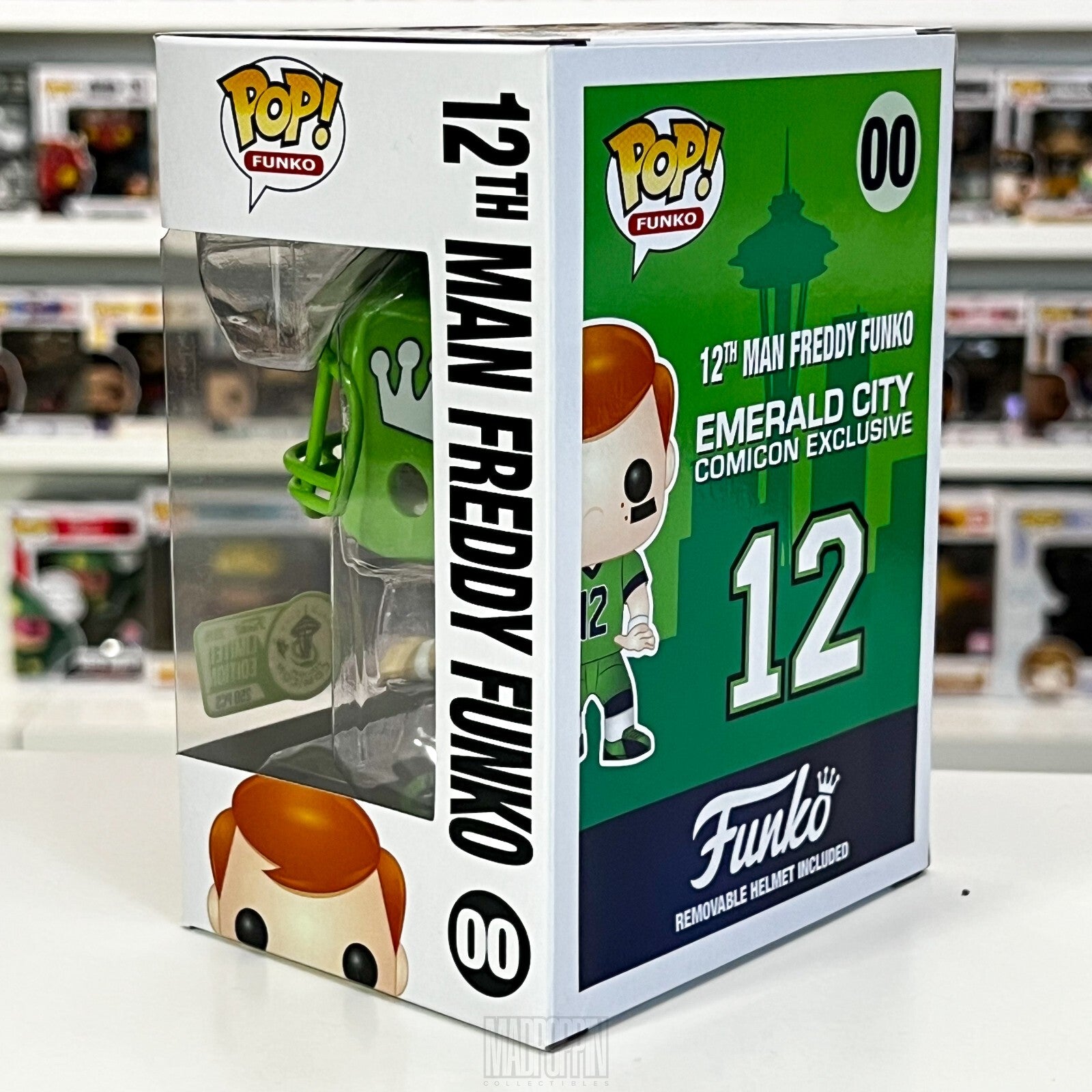 Funko Pop 12th Man Freddy Funko Football Player #12 Jersey ECCC 250 Pcs 00