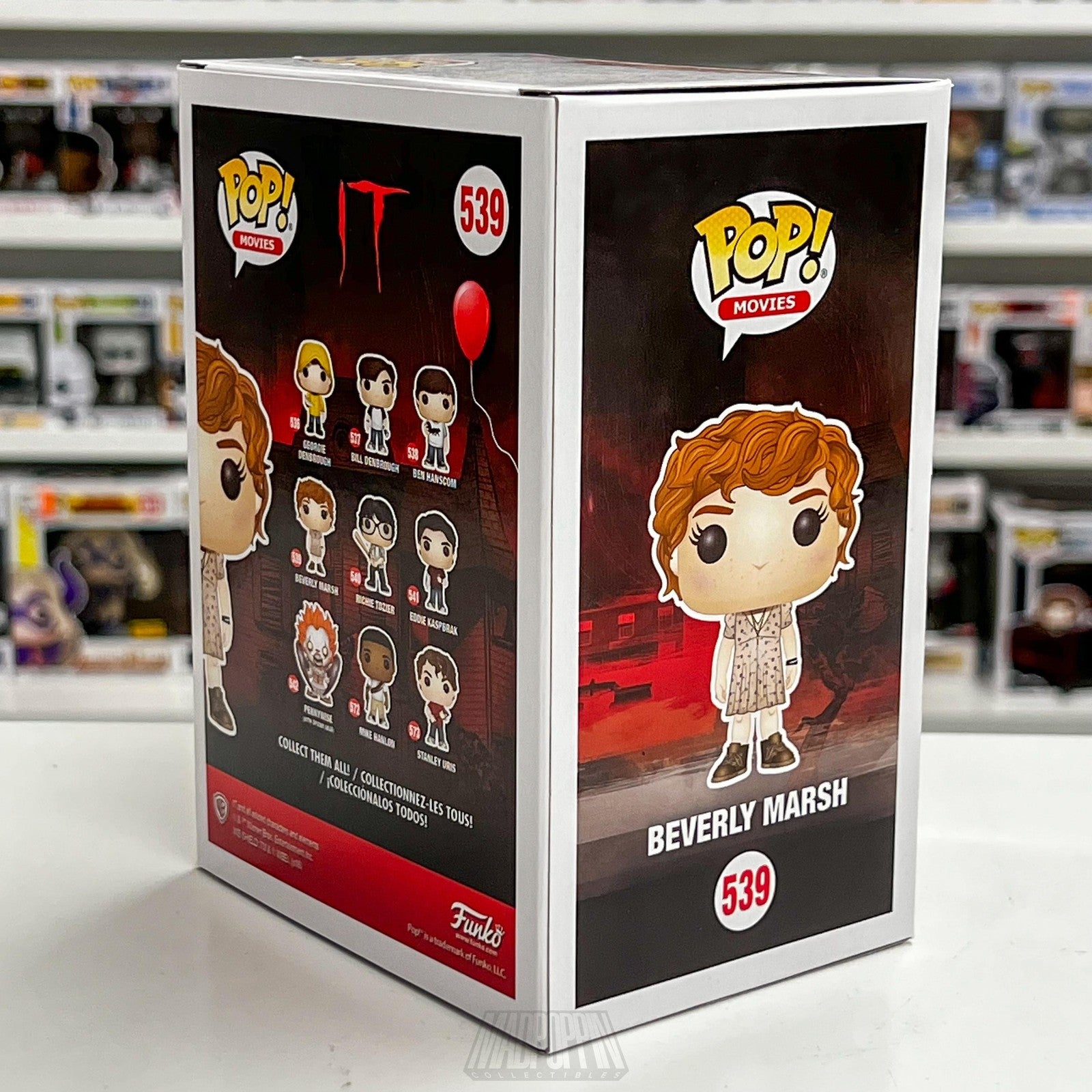 Funko Pop Movies IT Beverly Marsh Vinyl Figure #539 Horror Collectible New NIB