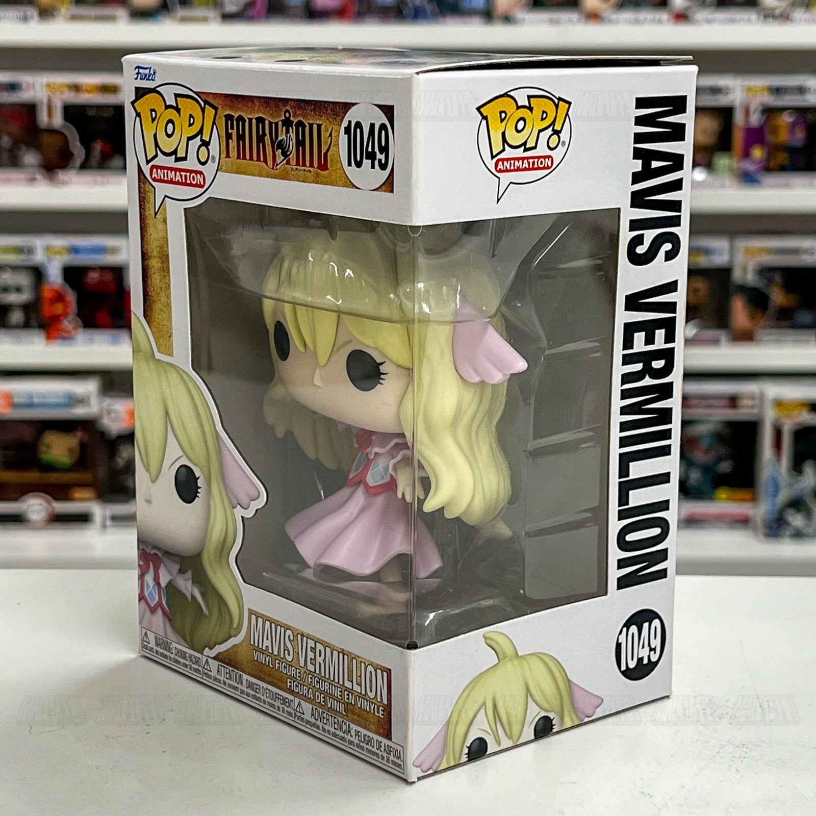 Funko Pop Animation Fairy Tail 1049 Mavis Vermillion Vinyl Figure New In Box