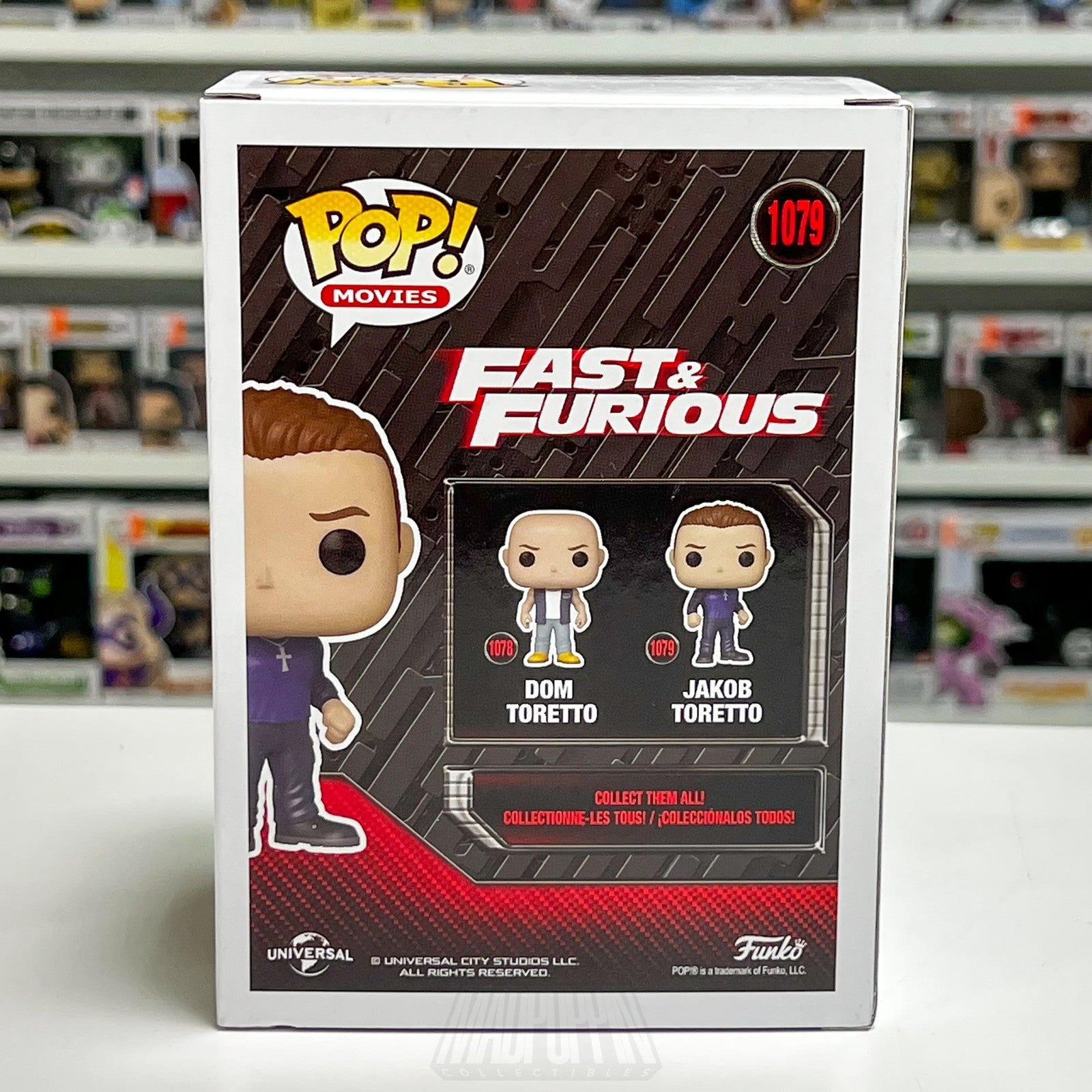 Funko Pop Movies Fast & Furious Jakob Toretto #1079 Vinyl Figure New Toy Racing