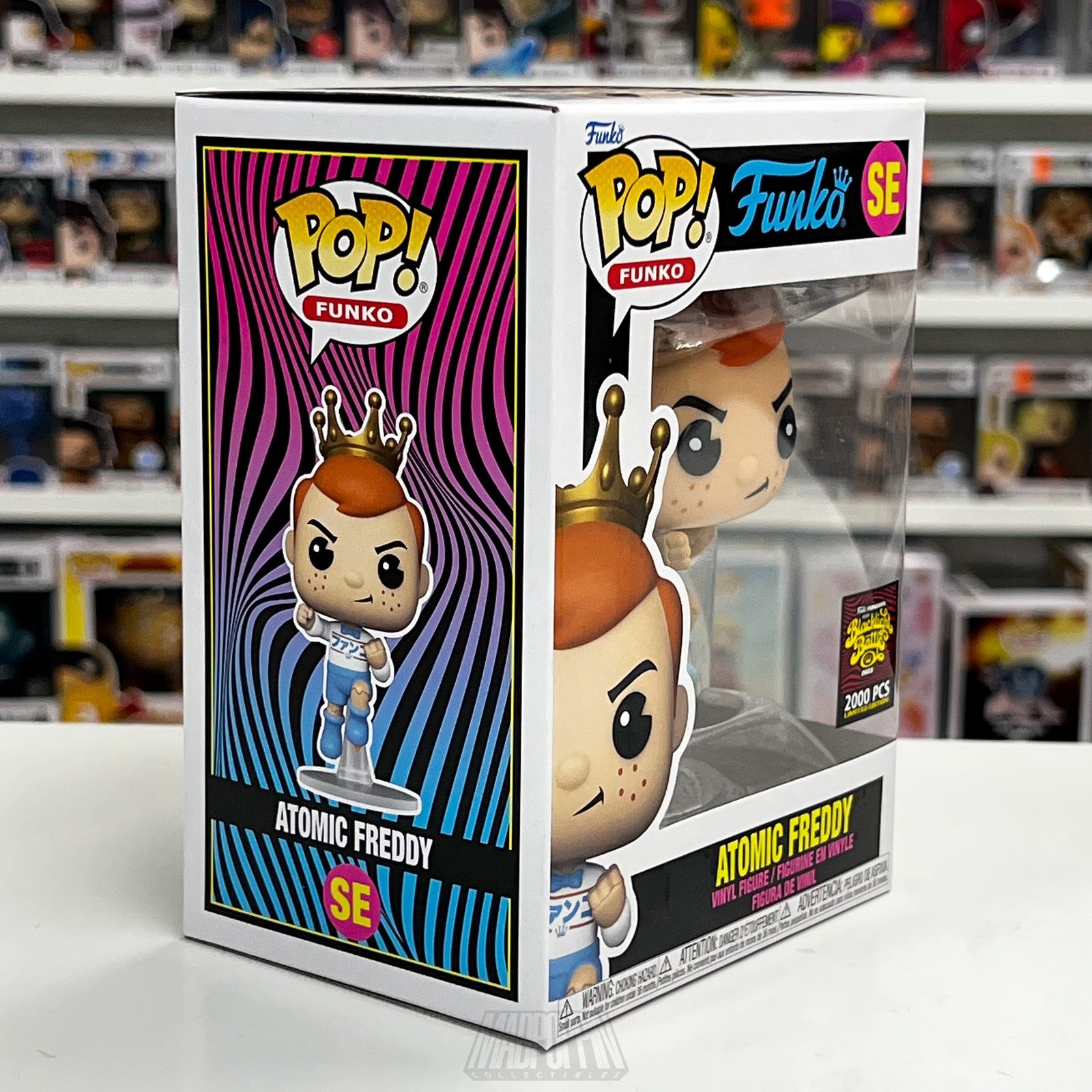 Funko Pop Atomic Freddy Blacklight Battle 2022 SE Vinyl Figure Limited 2000 New