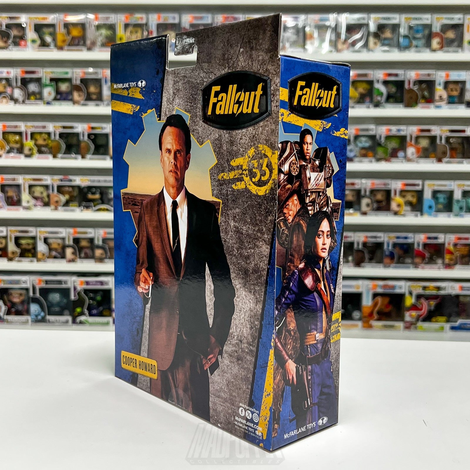 McFarlane Toys Fallout Cooper Howard RED PLATINUM 7" CHASE Figure Video Game NIB