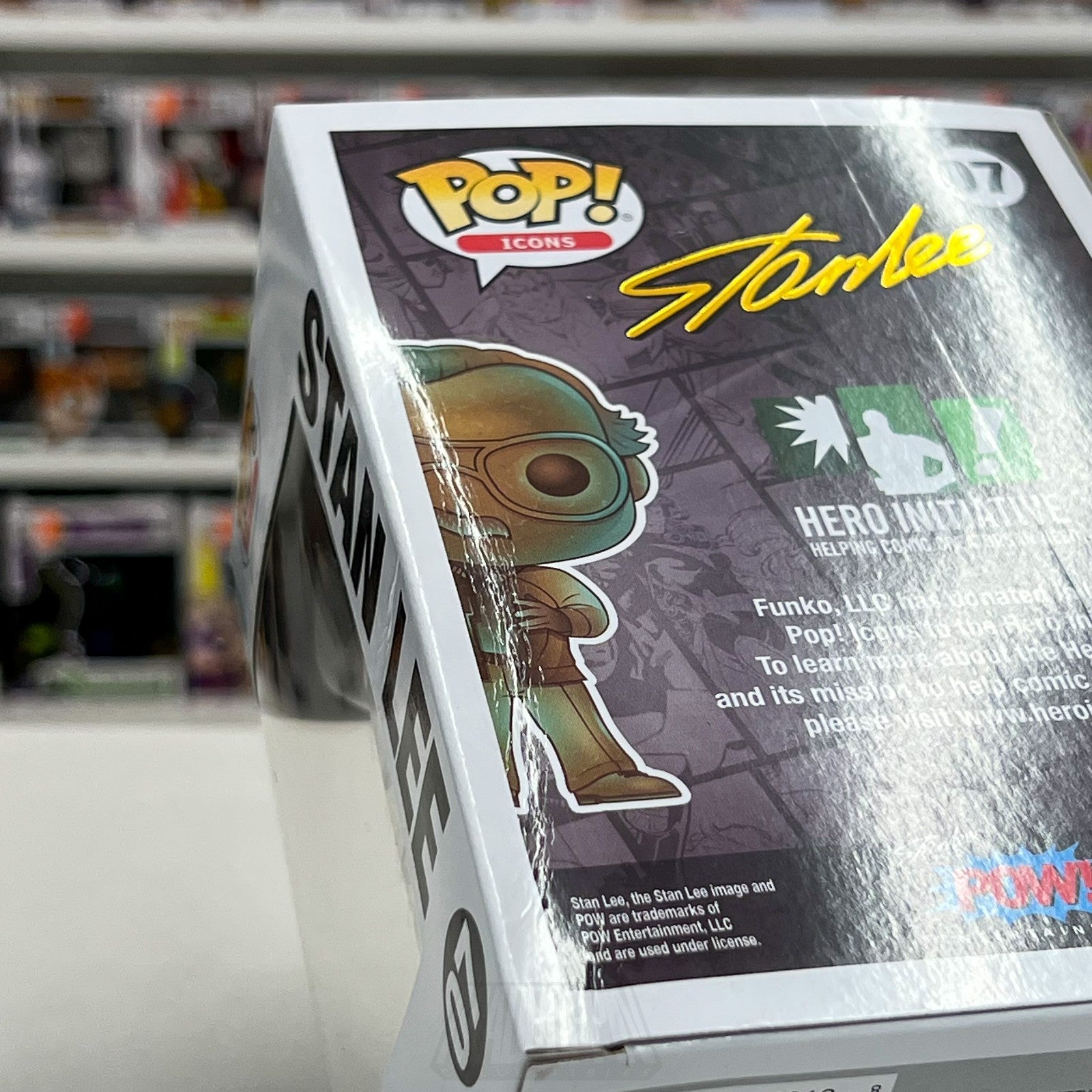 Funko Pop Icons Stan Lee 07 Patina Hero Initiative Marvel Comics Excelsior Toy8