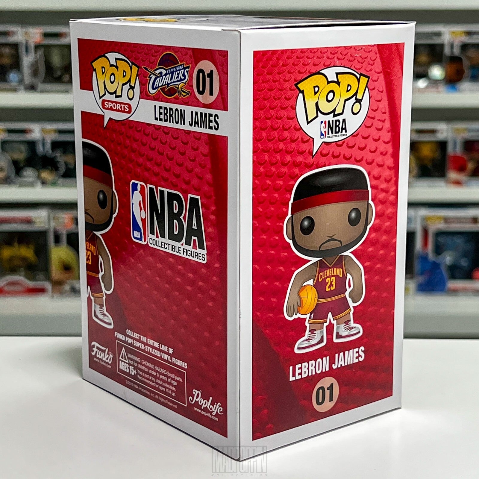Funko Pop Sports NBA Basketball Cleveland Cavaliers Lebron King James Vaulted 01