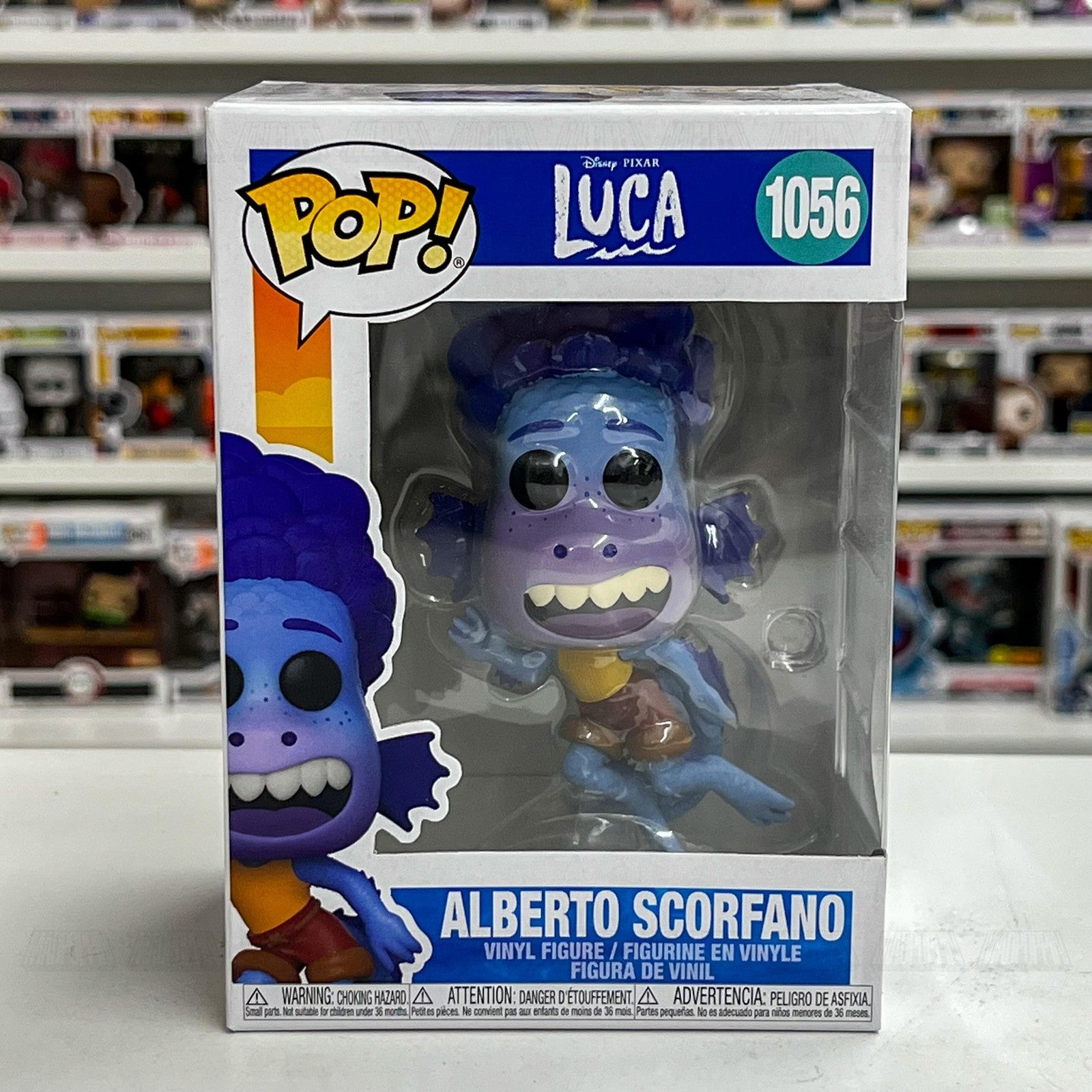 Funko Pop Disney Pixar Luca Alberto Scorfano #1056 Sea Monster Vinyl Figure
