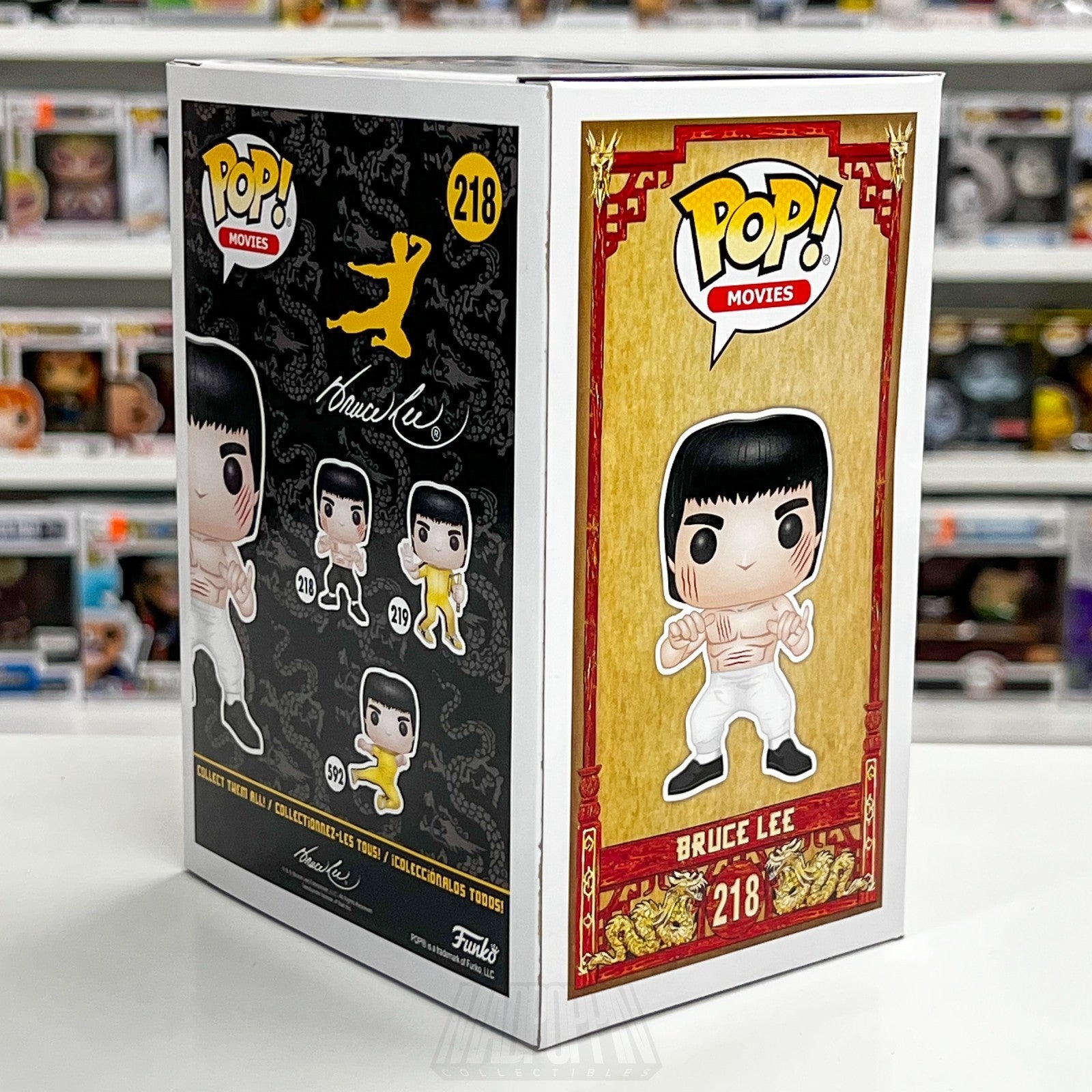 Funko Pop Movies Bruce Lee Enter The Dragon White Pants BAIT 218 Vinyl Figure4