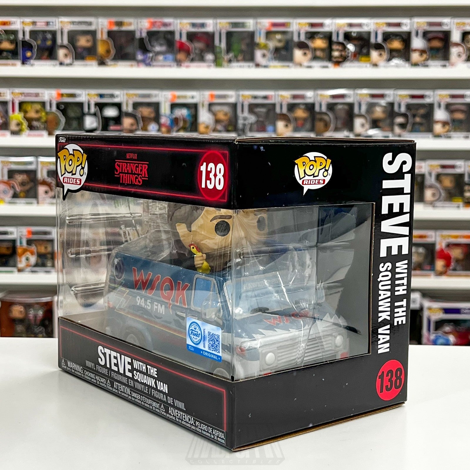 Funko Pop Rides Television Stranger Things Steve Squawk Van Target 138 Toy Vinyl1