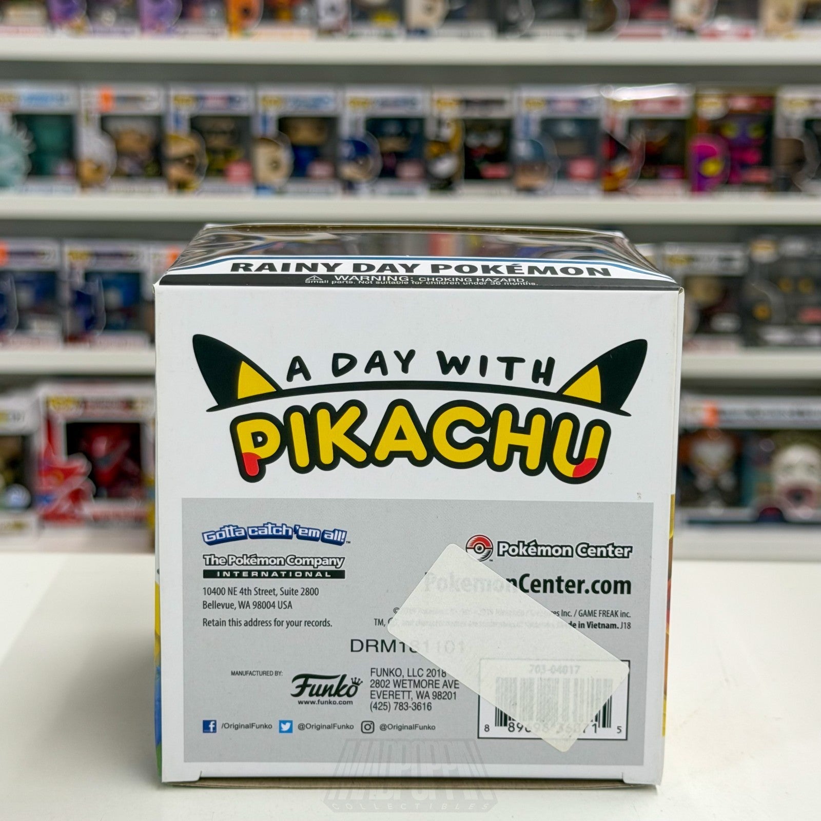 Funko A Day With Pikachu Rainy Day Pokemon Center TCG Japanese Game Vinyl Figure7