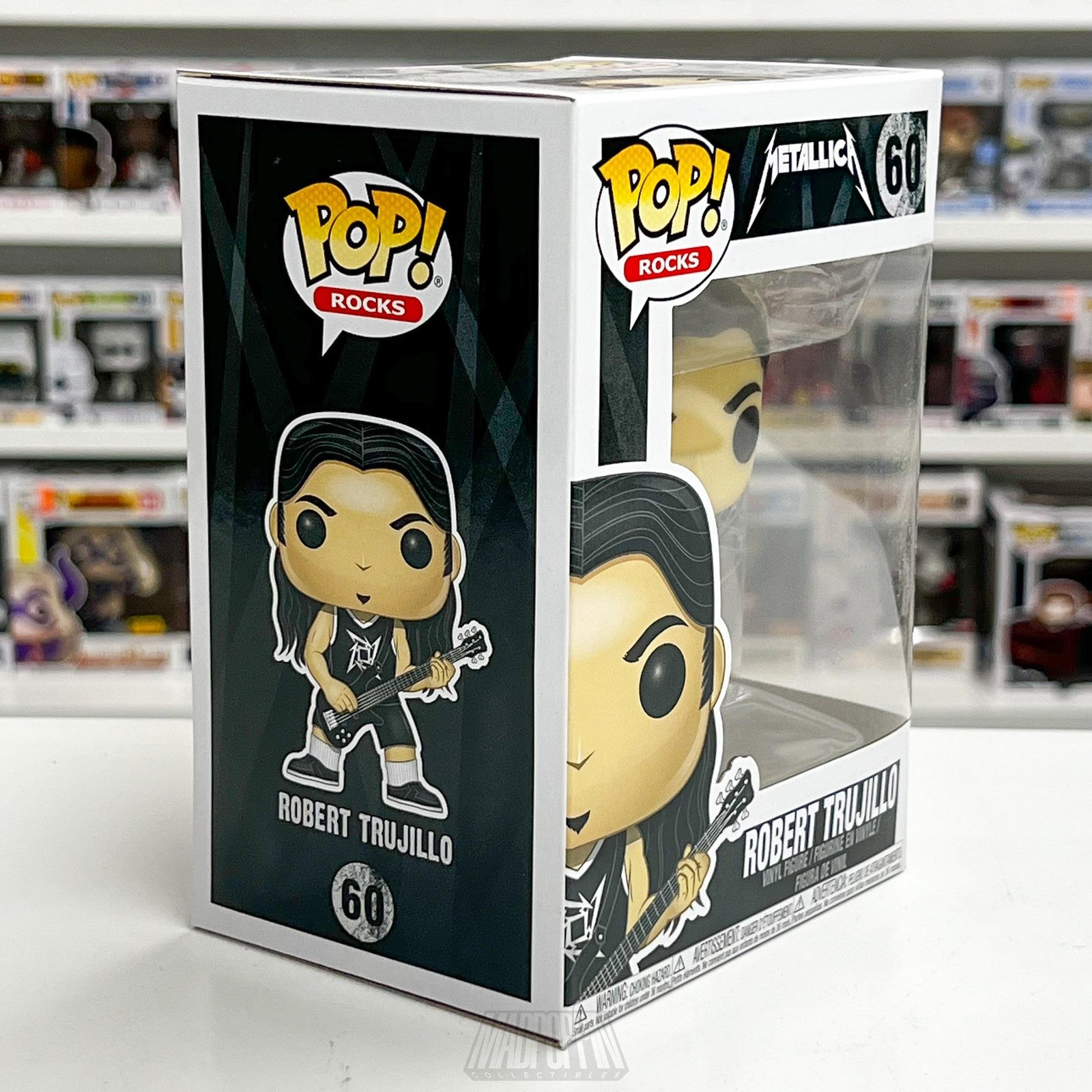 Funko Pop Rocks Metallica Robert Trujillo 60 Vinyl Figure New Box Collector Toy