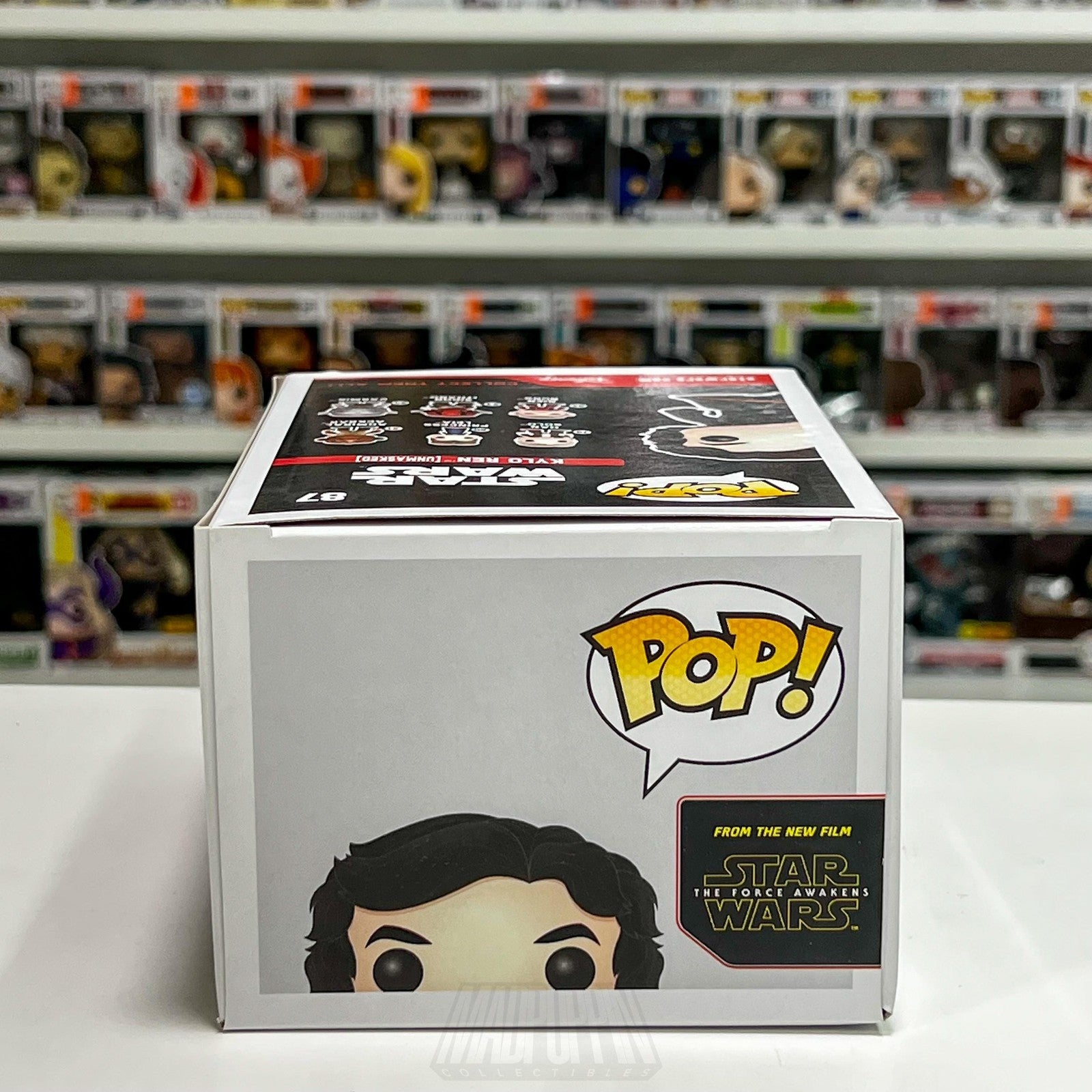 Funko Pop Star Wars Kylo Ren 87 Unmasked Walmart Exclusive Bobble-Head Figure