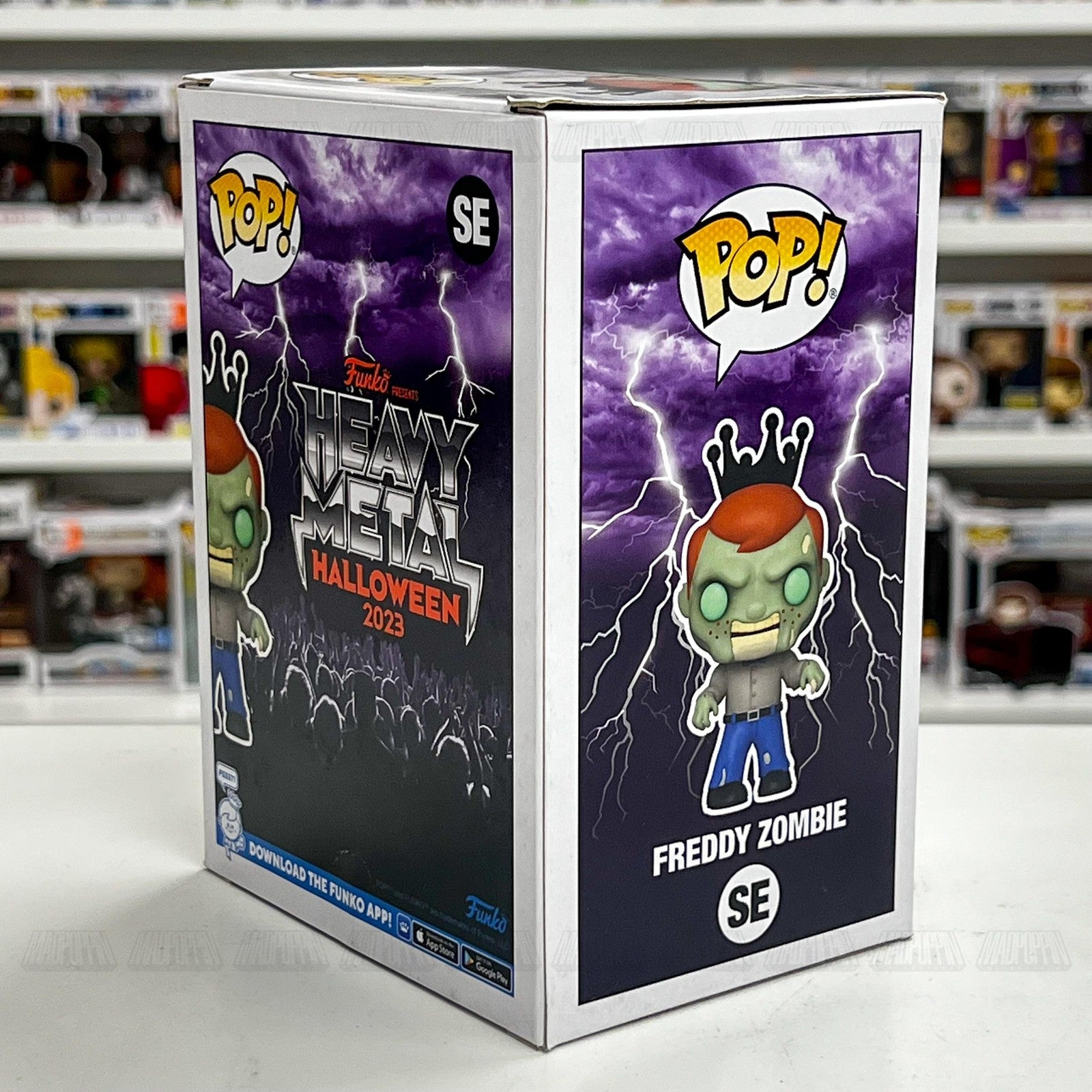 Funko Pop Freddy Zombie SE Heavy Metal Halloween 2023 Limited 3000 Vinyl Figure