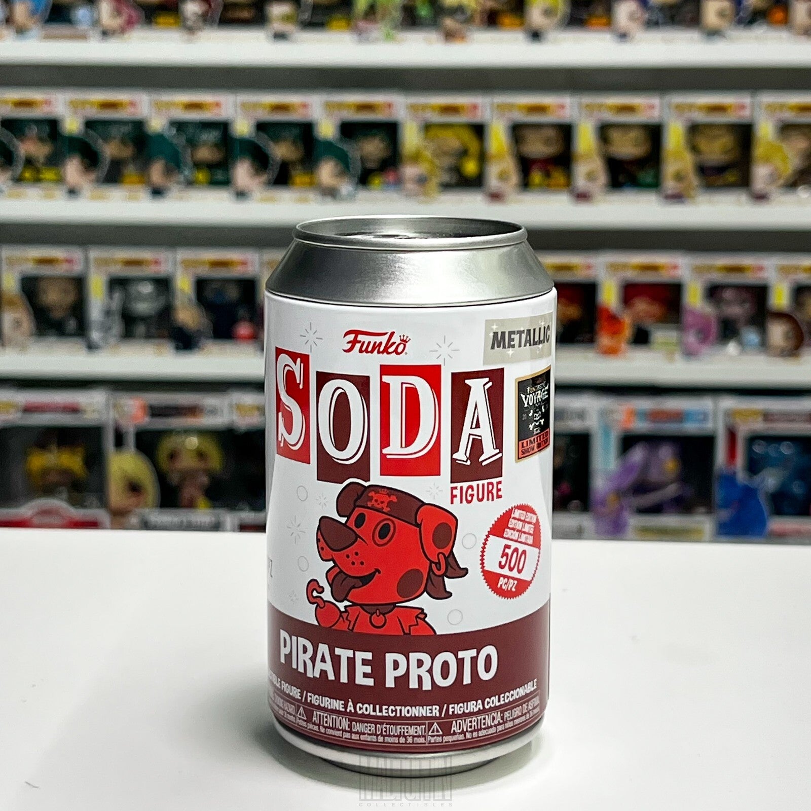 Funko Soda Pirate Proto Red Metallic Fundays Funtastic Voyage 500pcs 2024