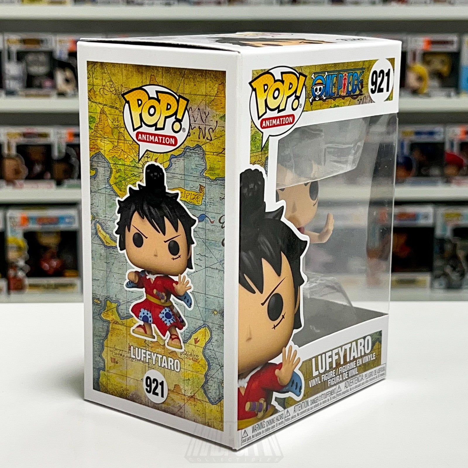 Funko Pop Animation One Piece Luffytaro 921 Vinyl Figure New In Box Anime Toy