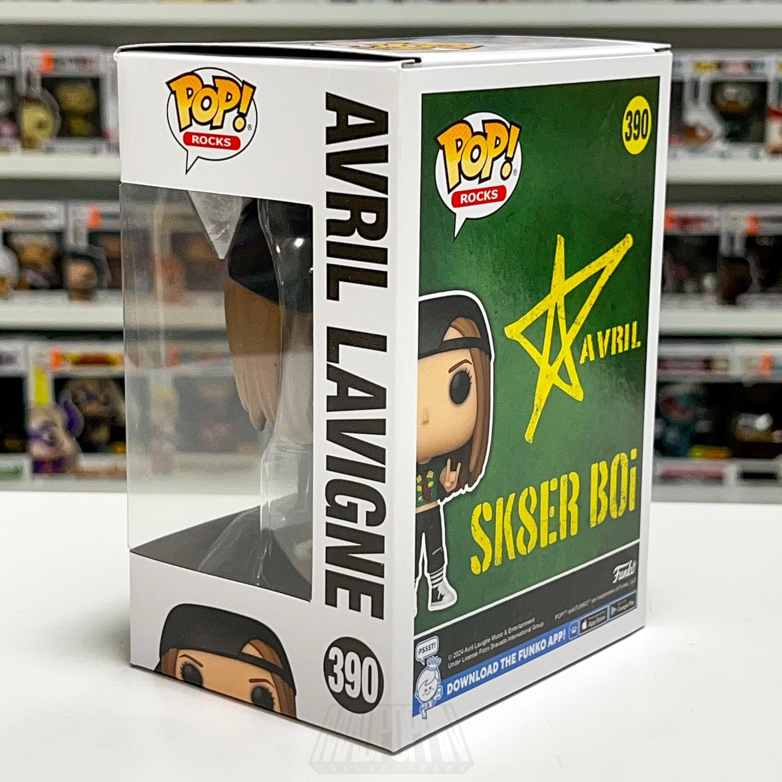 Funko Pop! Rocks Avril Lavigne 390 Sk8er Boi Vinyl Figure New in Box Toy Punk