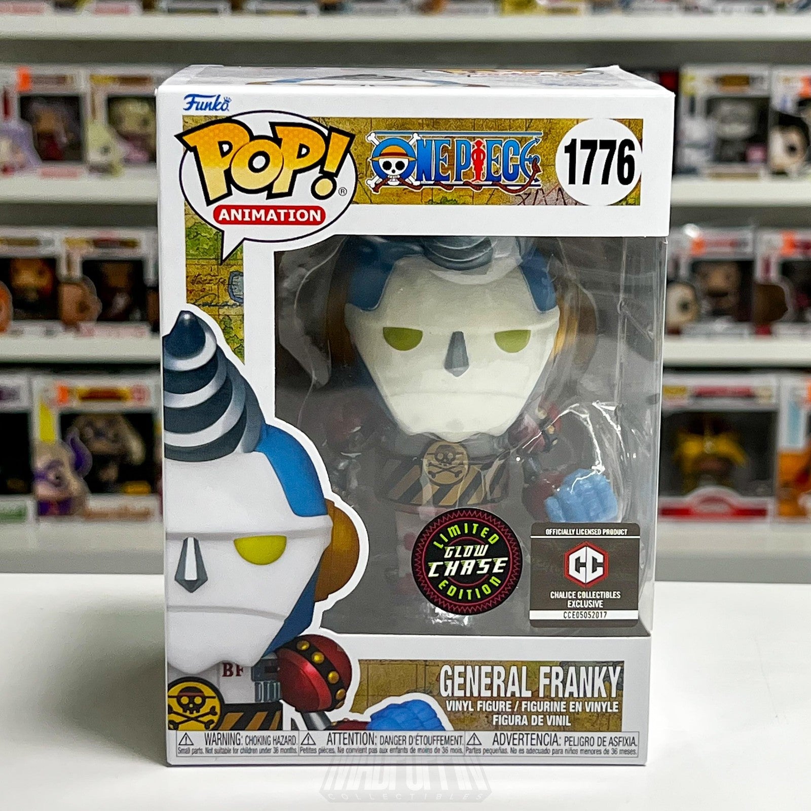 Funko Pop Animation One Piece General Franky 1776 Glow Chase Exclusive Anime NIB