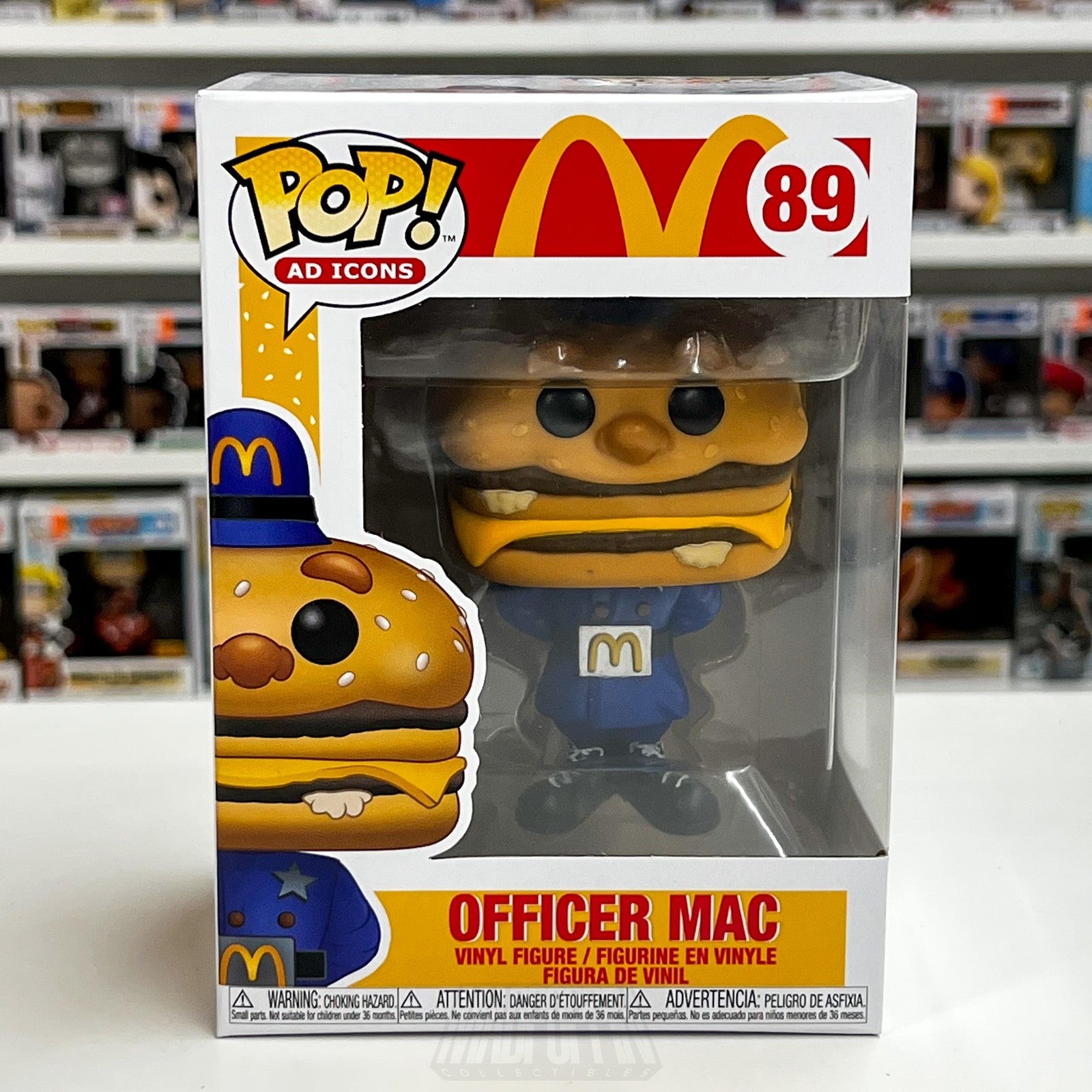 Funko Pop! Ad Icons McDonald's Officer Mac #89 Vinyl Figure New in Box 2020