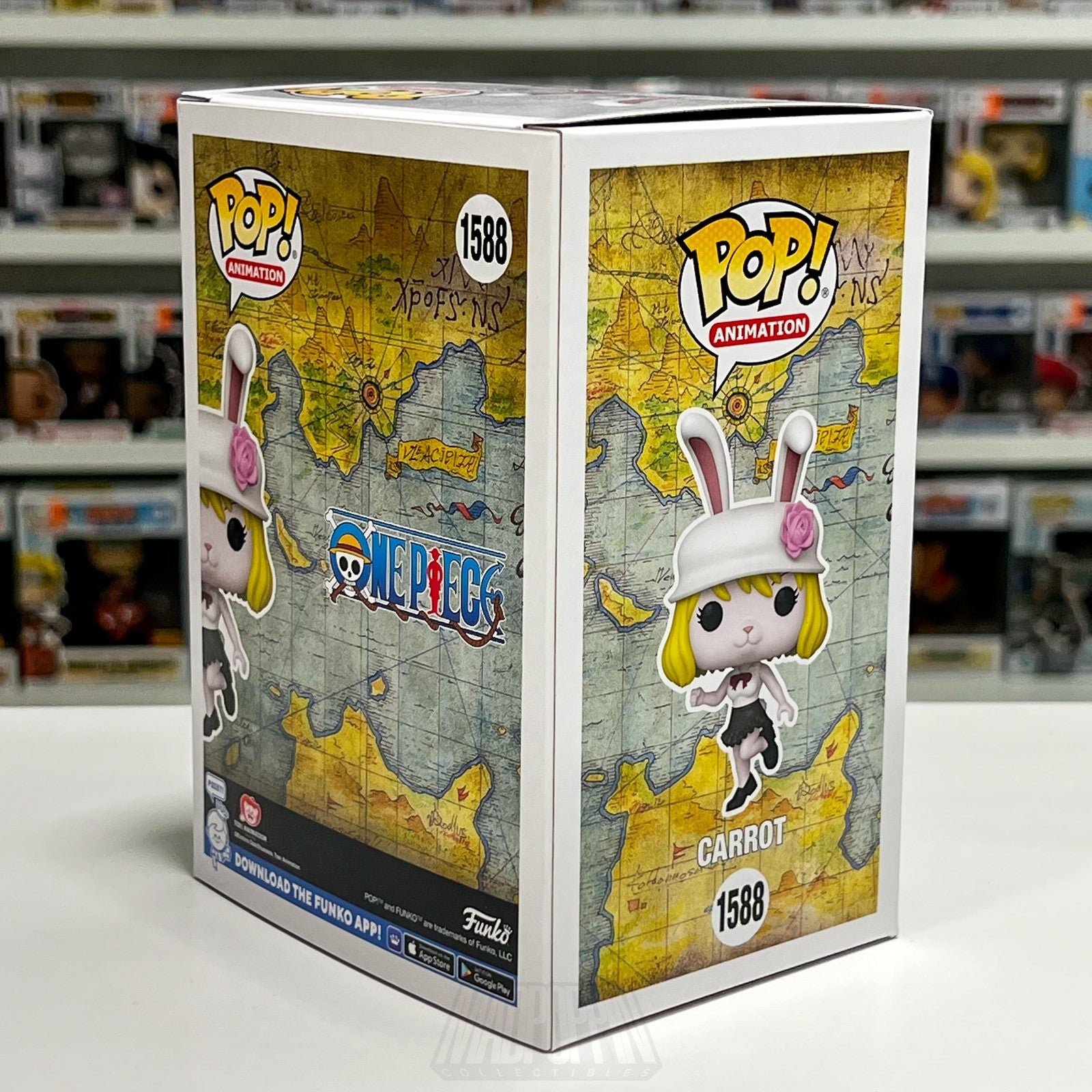 Funko Pop Animation One Piece Carrot #1588 Anime Vinyl Figure Toy New in Box Toy